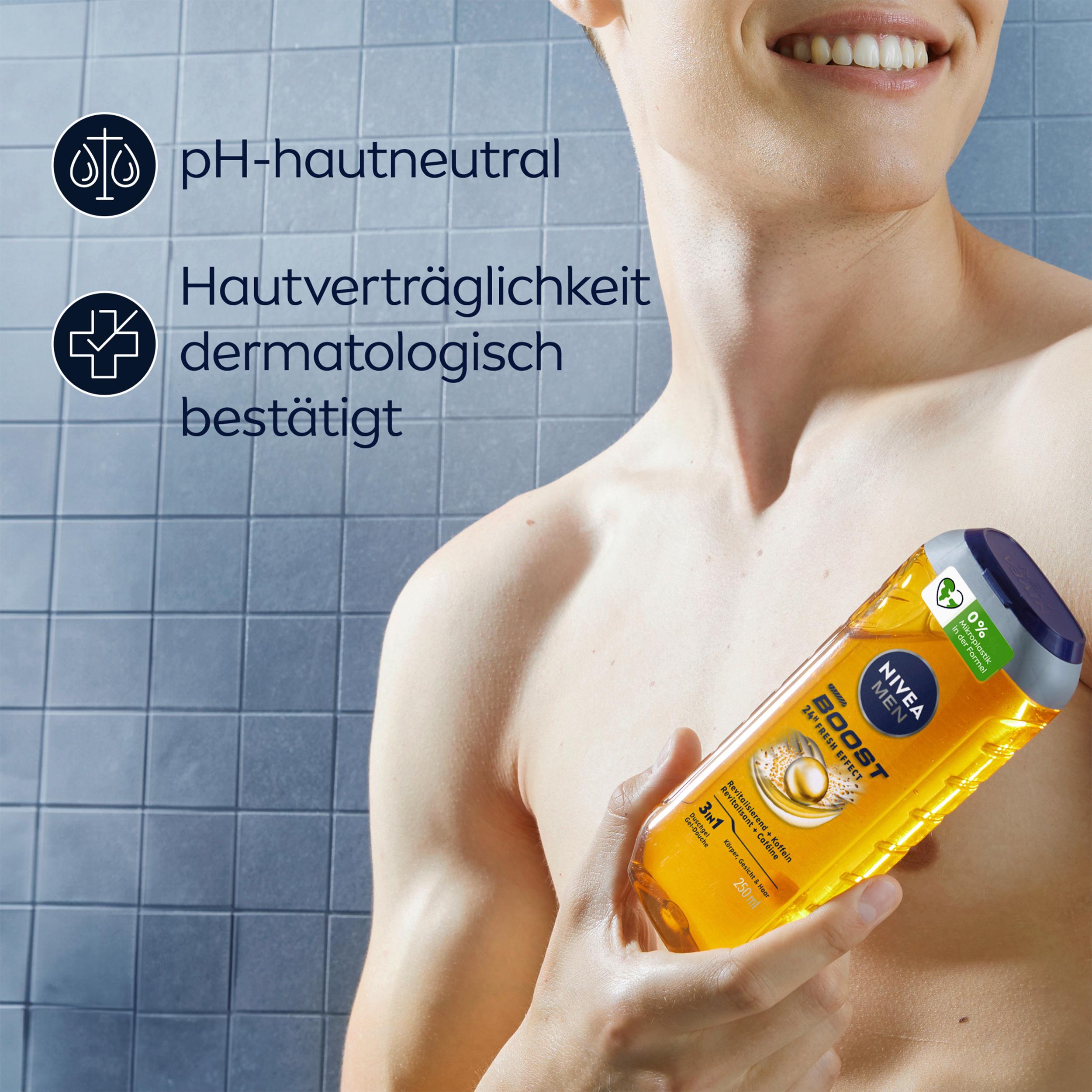 Produktbild NIVEA MEN Duschgel Active Energy 24 H fresh effect 3 in 1 4 von 6