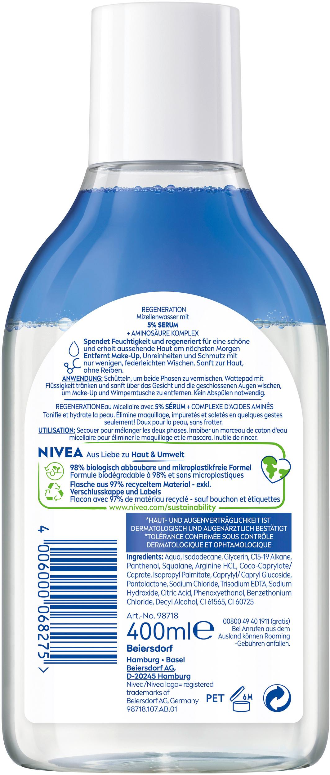 Produktbild Nivea Mizellenwasser Regeneration 2 von 6