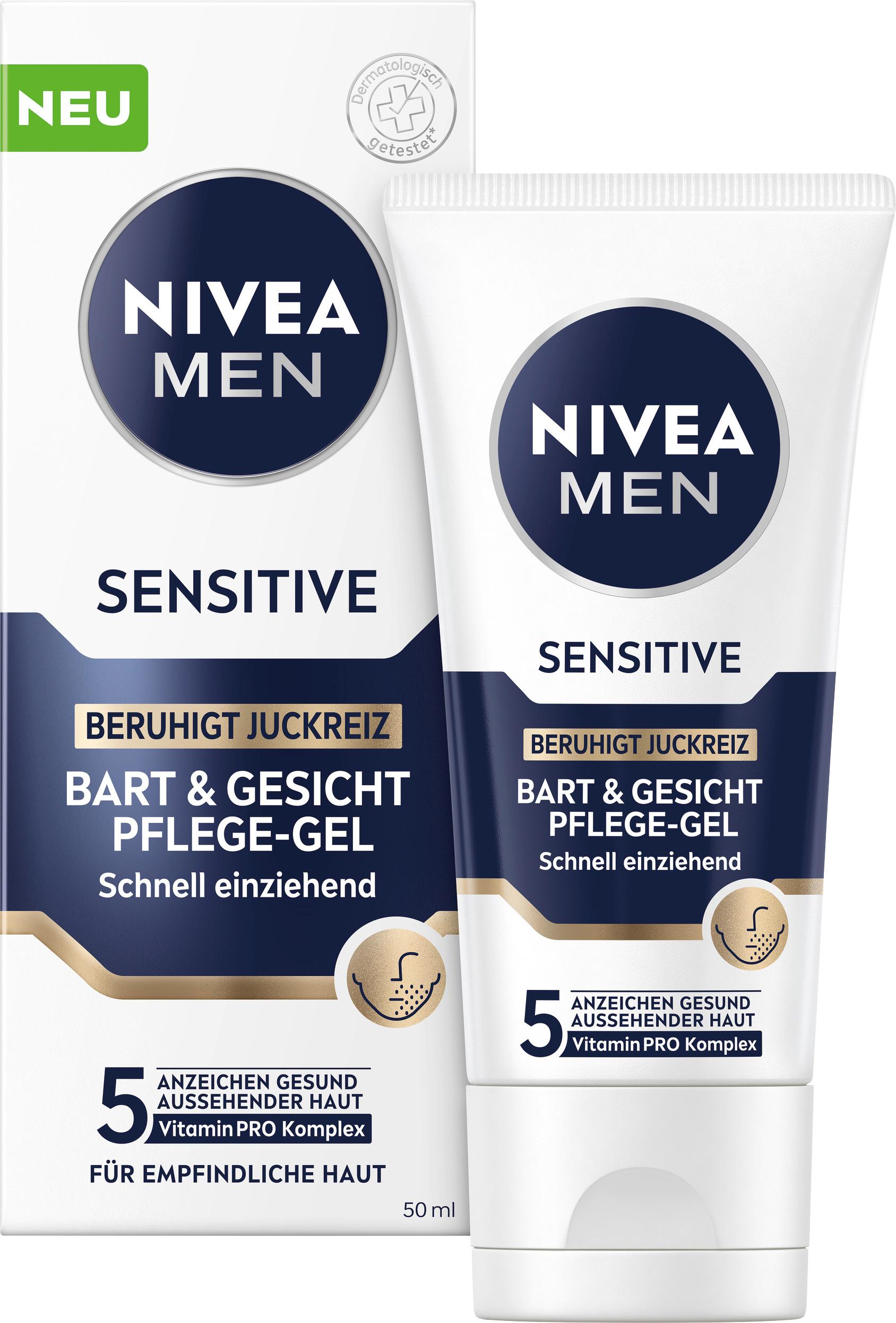 Produktbild NIVEA MEN Sensitive Bart&Gesicht Pflege-Gel 5 von 9