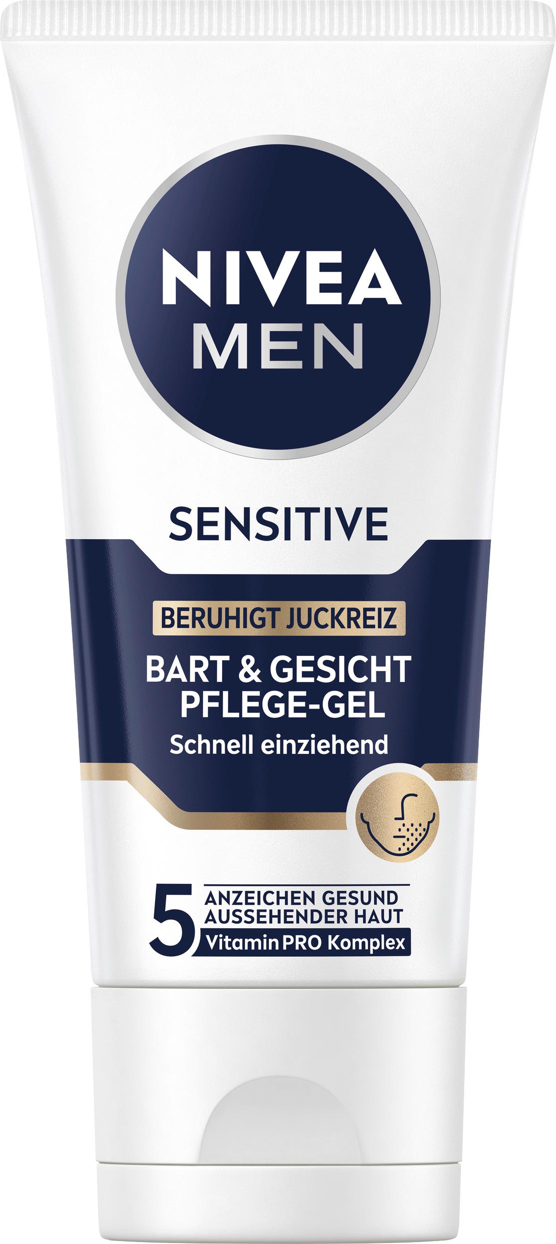 Produktbild NIVEA MEN Sensitive Bart&Gesicht Pflege-Gel 3 von 9