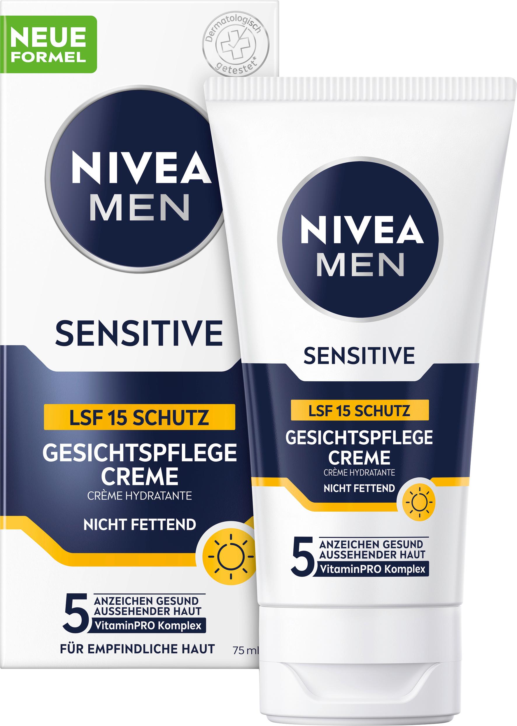 Produktbild NIVEA MEN Sensitive Gesichtspflege Creme LSF 15 8 von 9