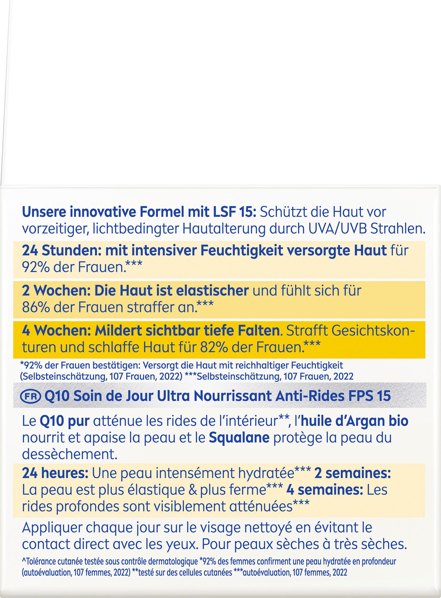 Produktbild NIVEA Q10 Anti-Falten Extra-Reichhaltige Tagespflege Trockene Haut LSF15 3 von 4