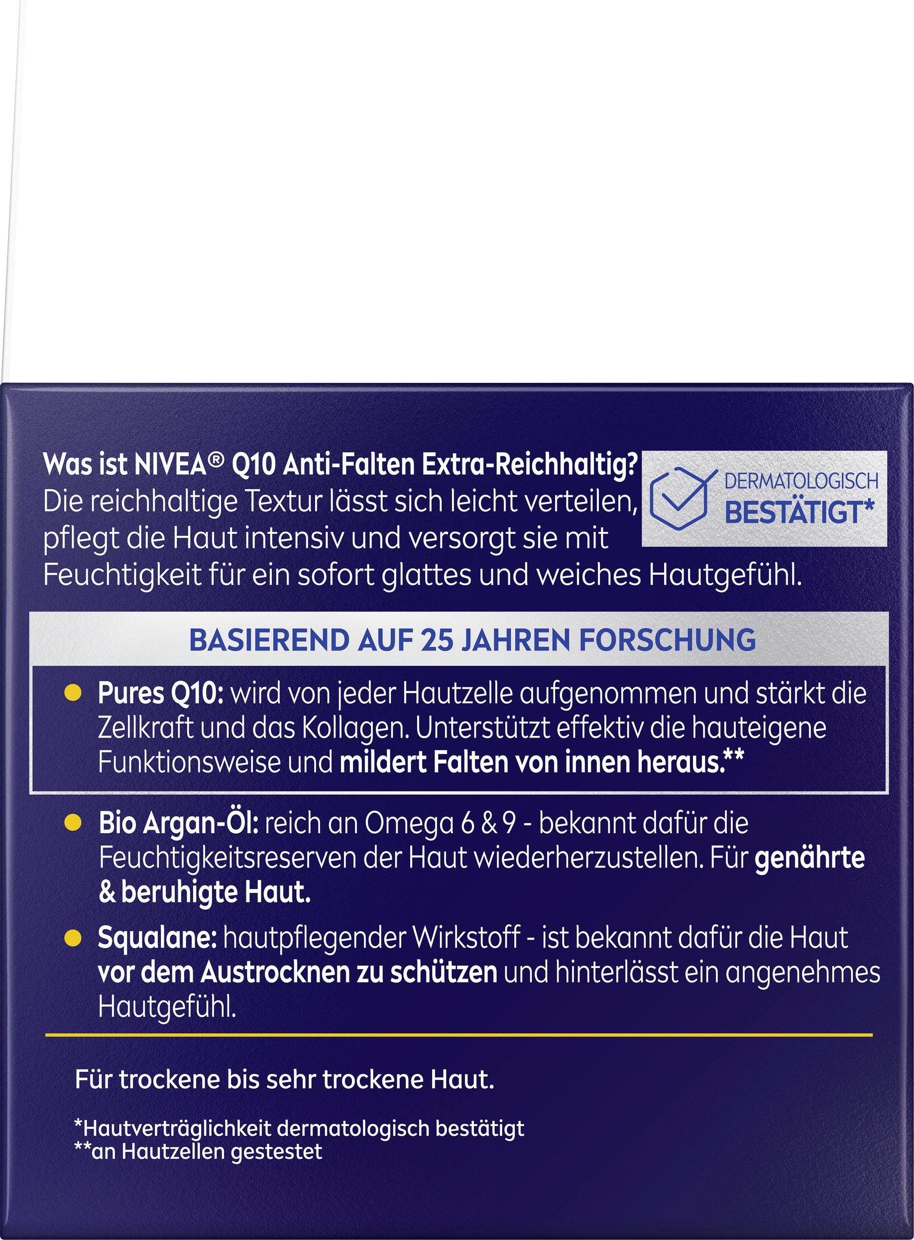 Produktbild NIVEA Q10 Anti-Falten Extra-Reichhaltige Nachtpflege 2 von 5