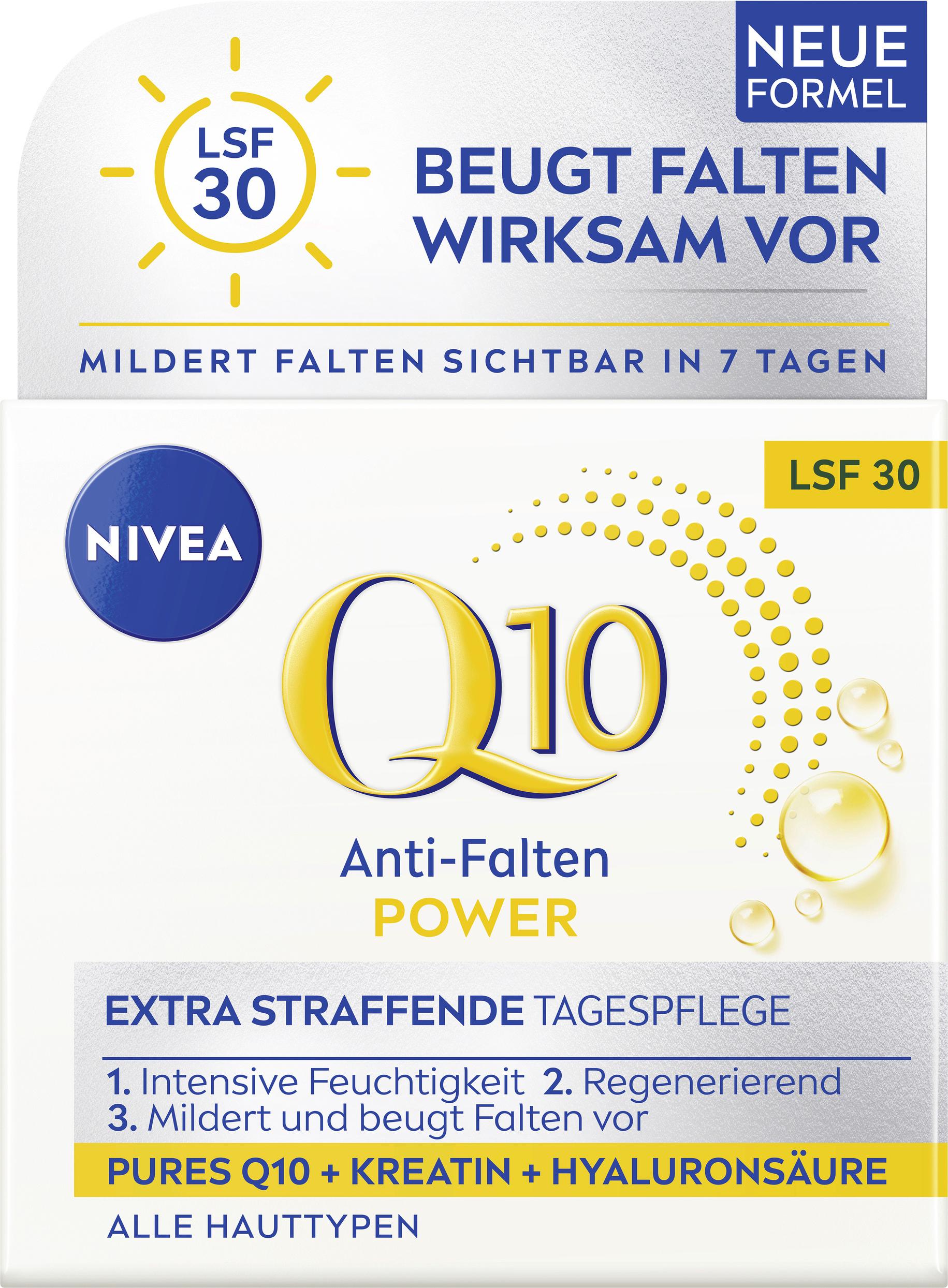 NIVEA Q10 Anti-Falten Power Straffende Tagespflege LSF30