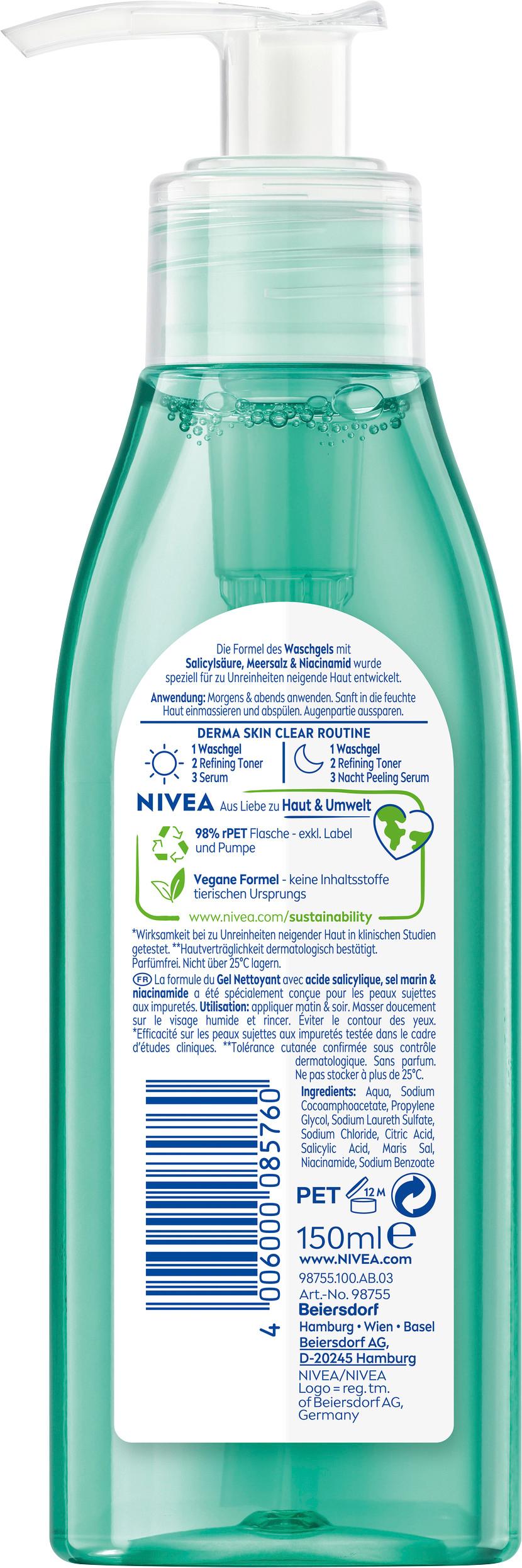 Produktbild NIVEA Derma Skin Clear Waschgel 2 von 2