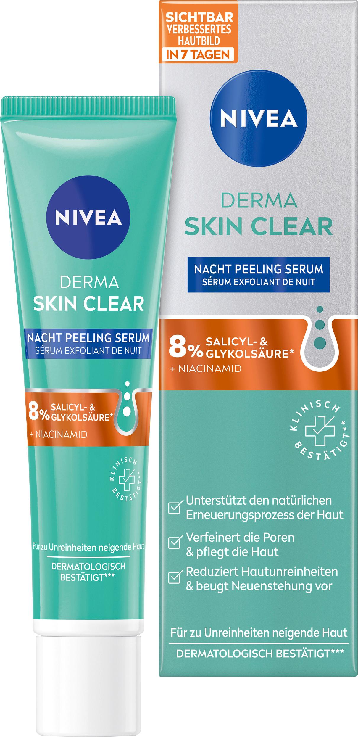 Produktbild NIVEA Derma Skin Clear Nacht Peeling Serum 3 von 3