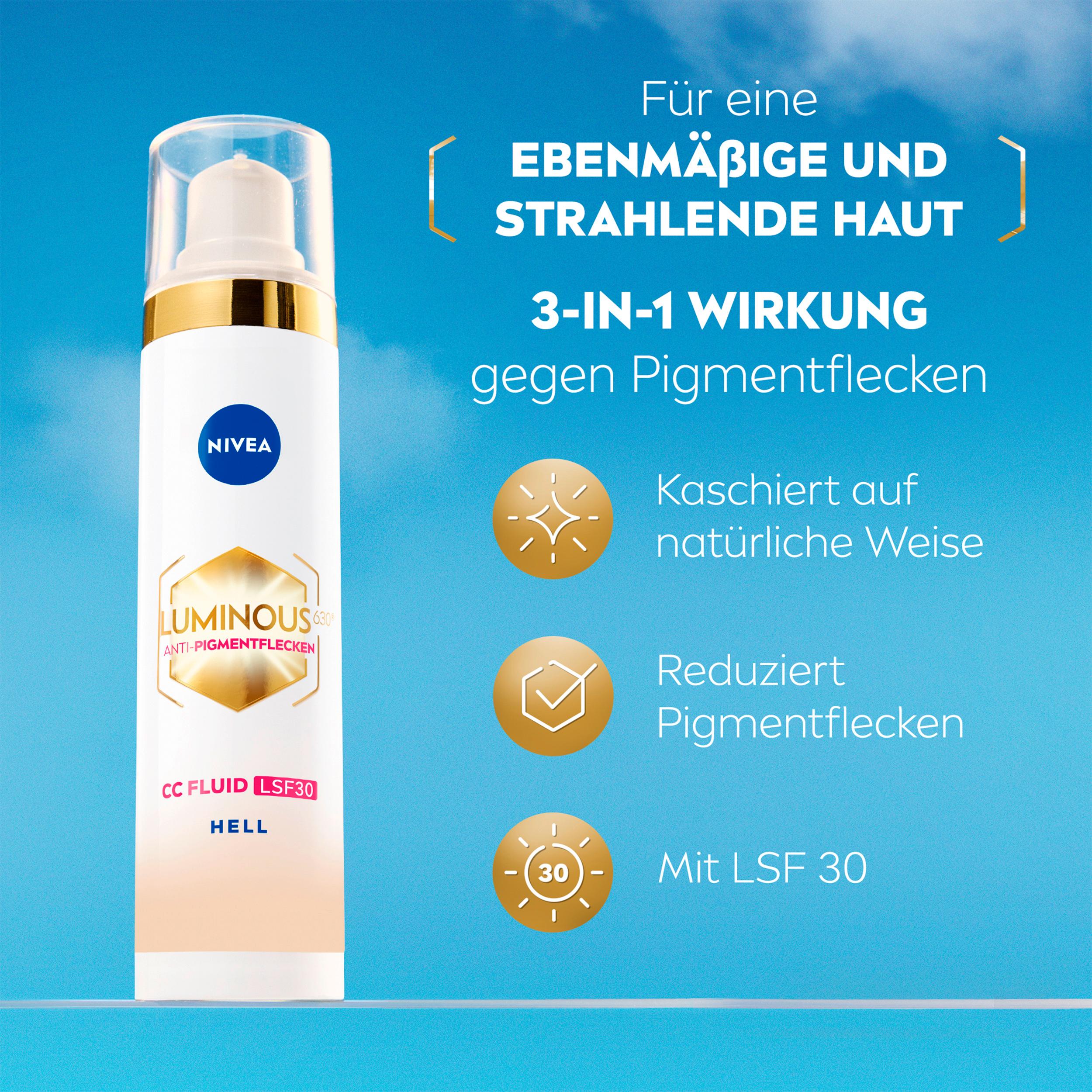 Produktbild Nivea Luminous CC Fluid LSF30 hell 7 von 9