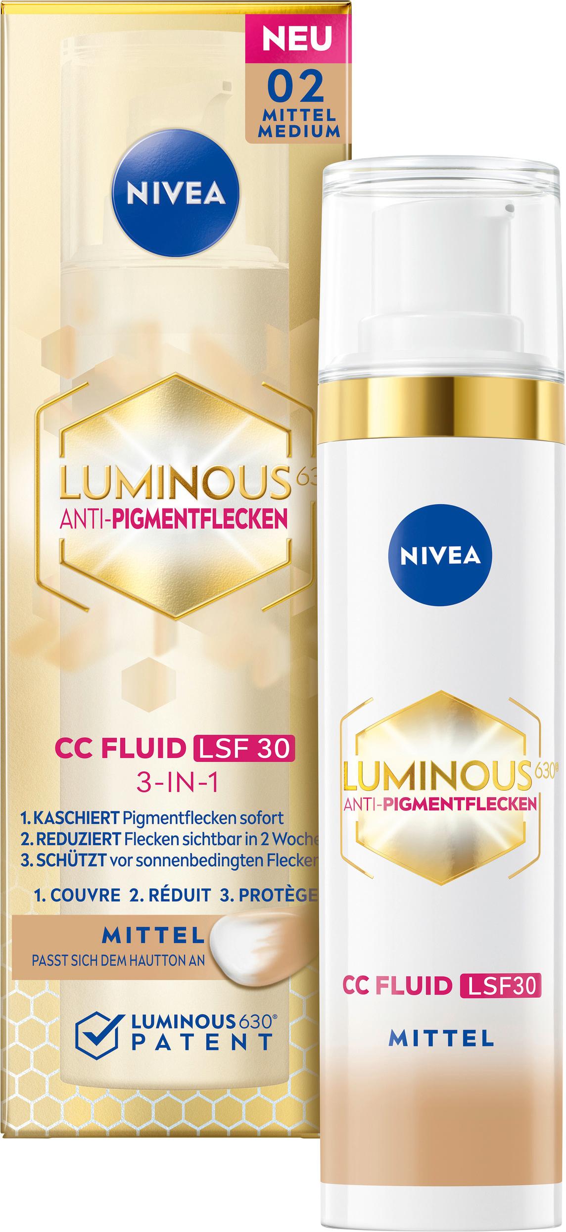 Produktbild Nivea Luminous CC Fluid LSF30 mittel 8 von 9