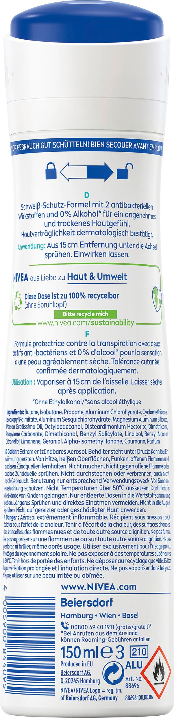 Produktbild NIVEA Deo Spray dry active Anti-Transpirant 2 von 2