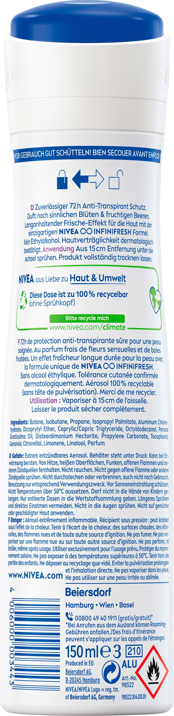 Produktbild NIVEA Deo Spray Fresh Sensation 2 von 2