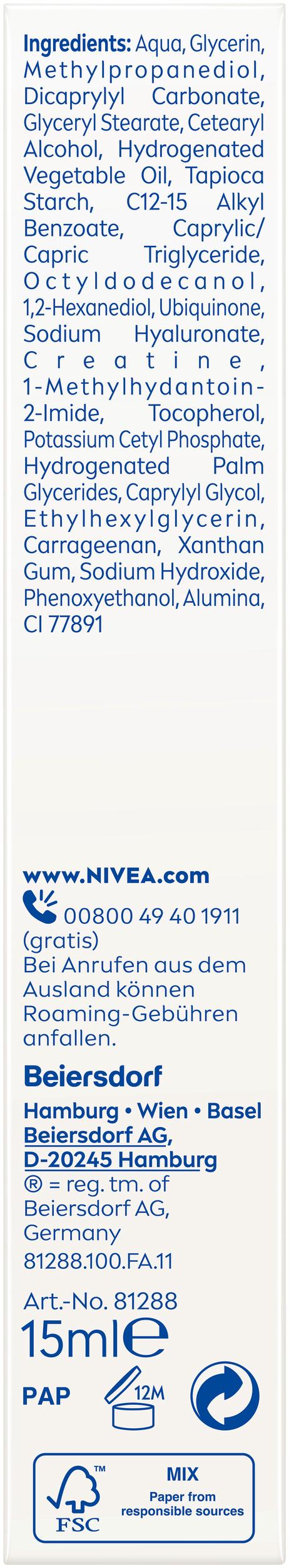 Produktbild NIVEA Q10 Power Anti-Falten + Straffung Augenpflege 3 von 4