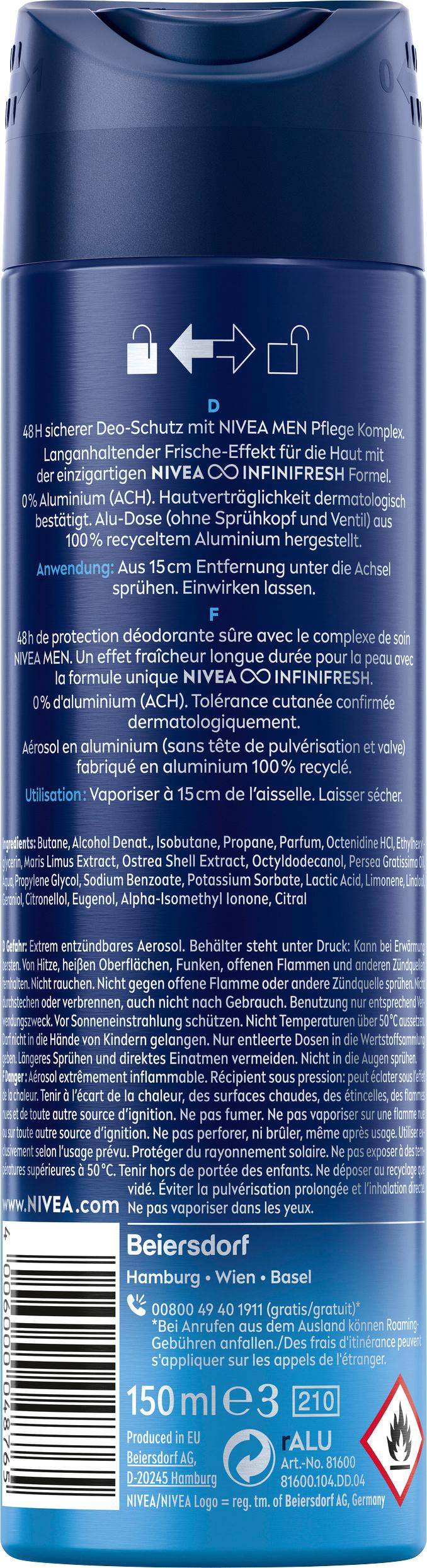 Produktbild NIVEA MEN Deo Spray Fresh Active 2 von 2