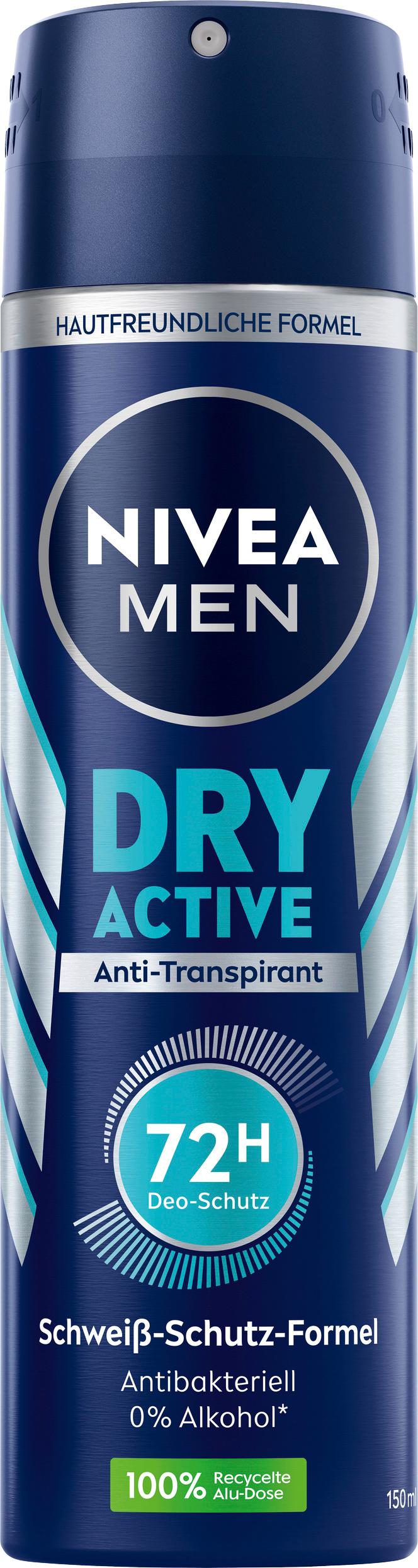 NIVEA MEN Deo Spray Dry Active Anti -Transpirant