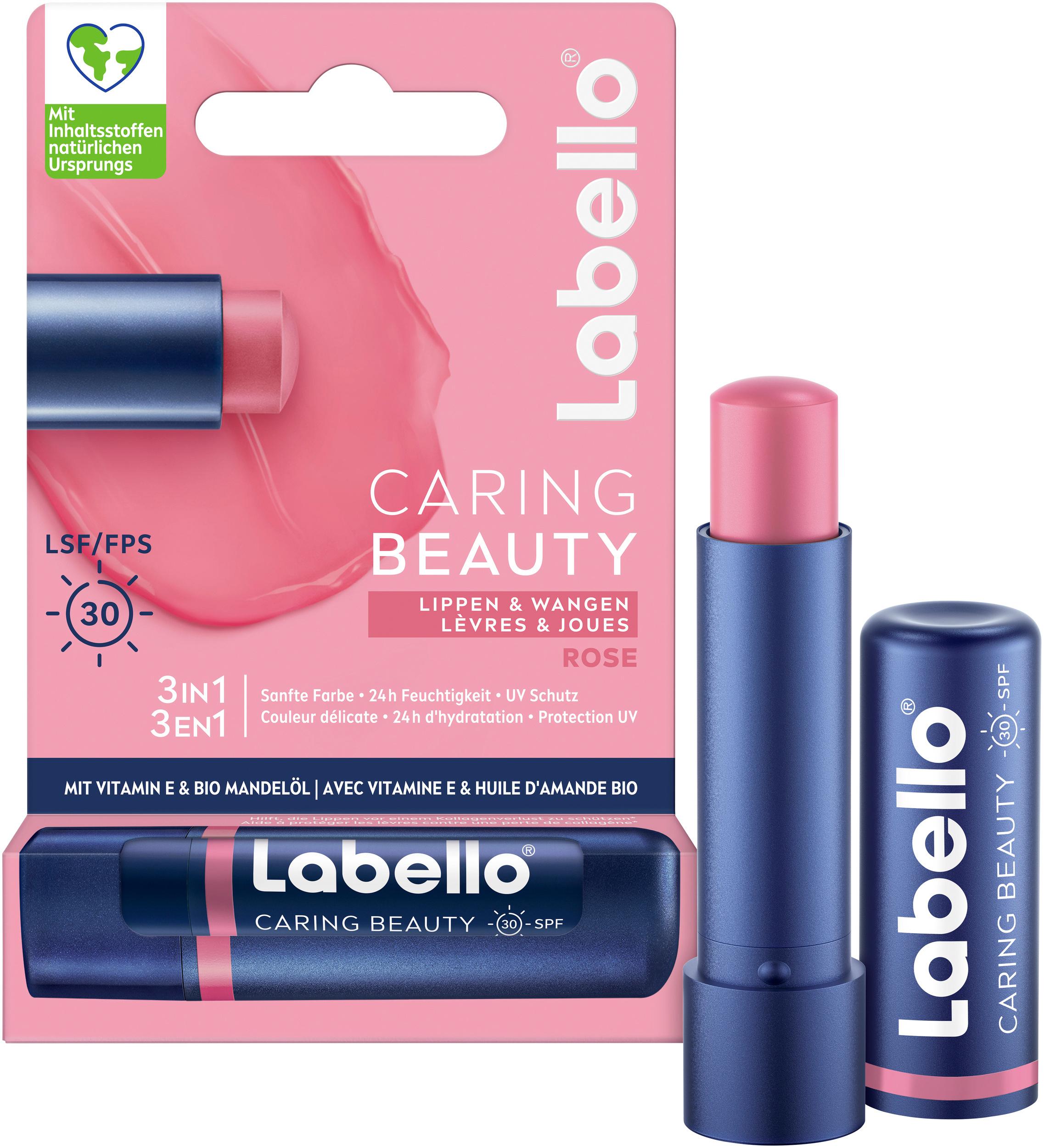 Produktbild Labello Lippenpflege Caring Beauty Rose 6 von 10