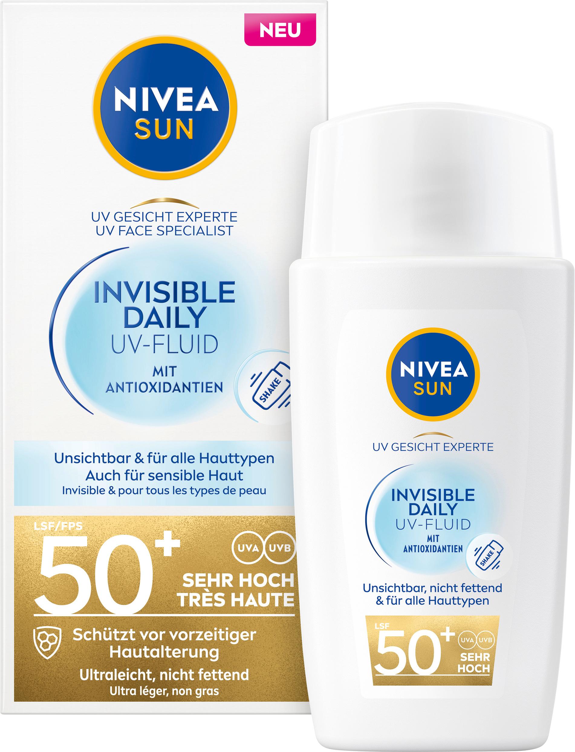 Produktbild Nivea Invisible Daily UV-Fluid mit Antioxidantien LSF50+ 5 von 8