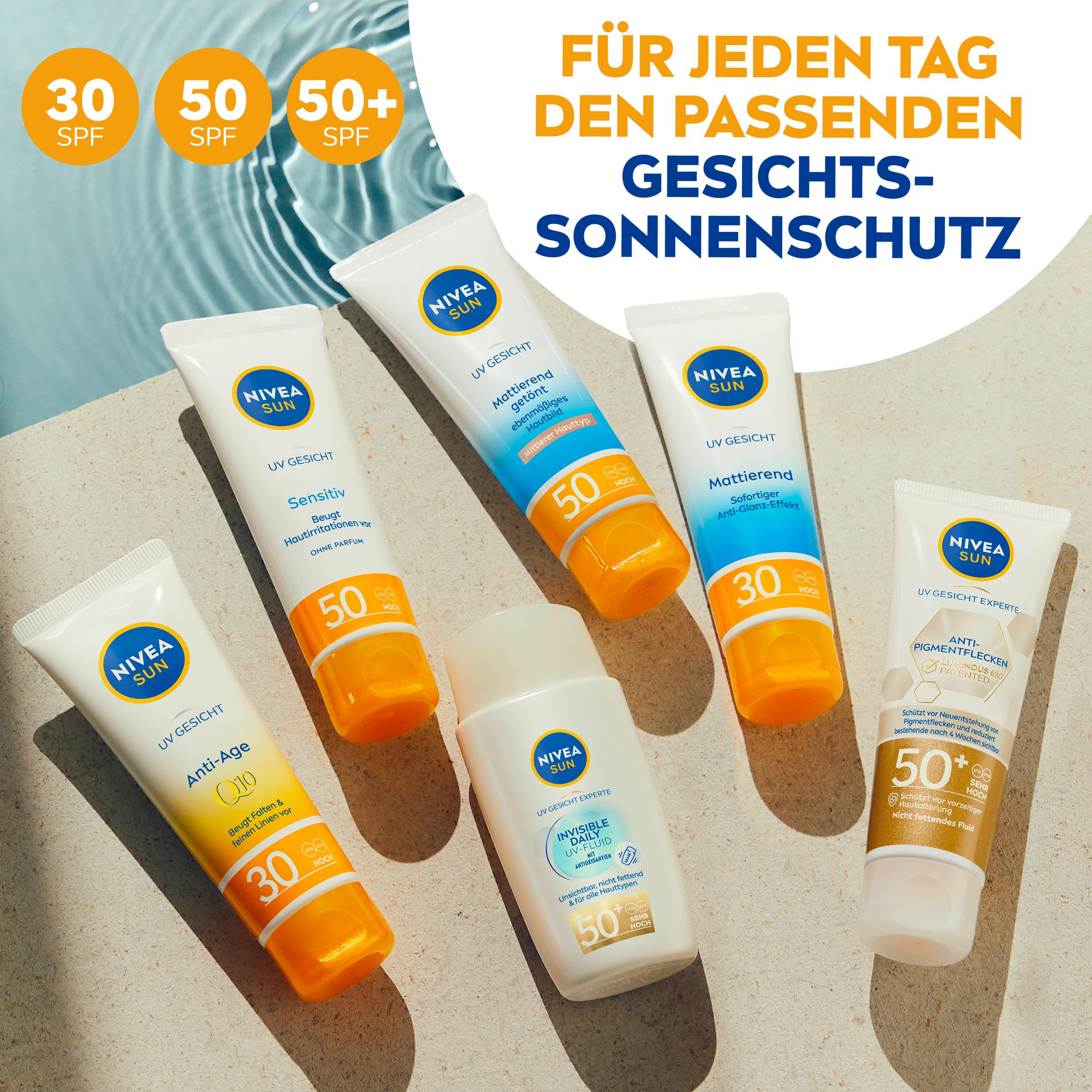 Produktbild Nivea Invisible Daily UV-Fluid mit Antioxidantien LSF50+ 7 von 8