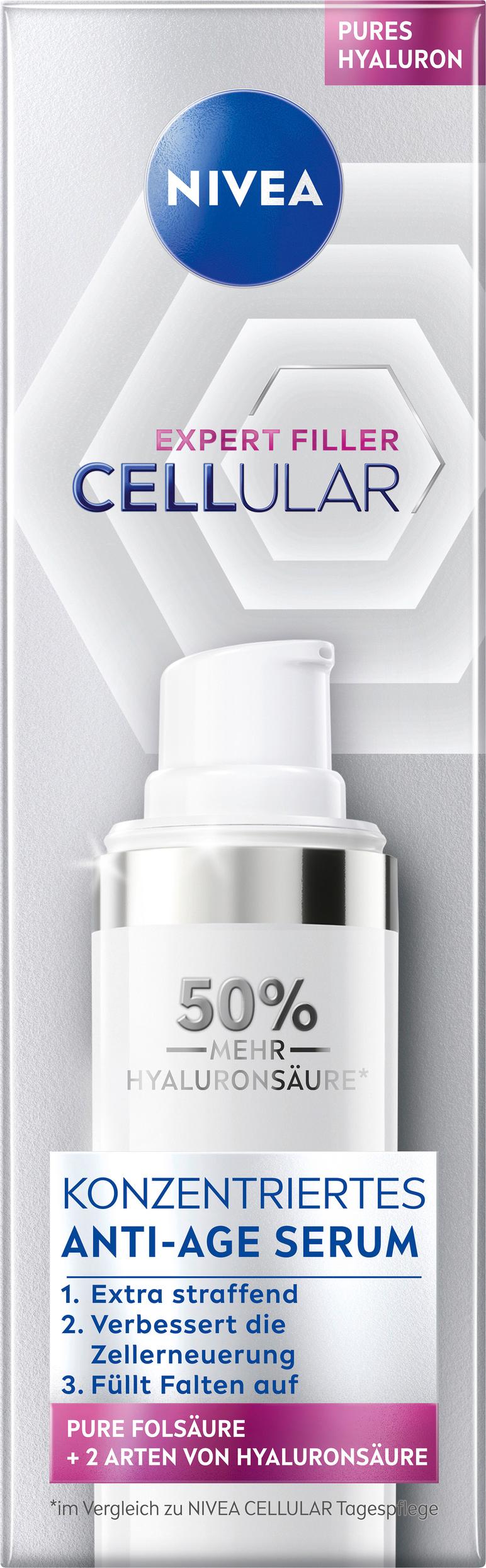 NIVEA Cellular Expert Filler Konzentriertes Anti-Age Serum