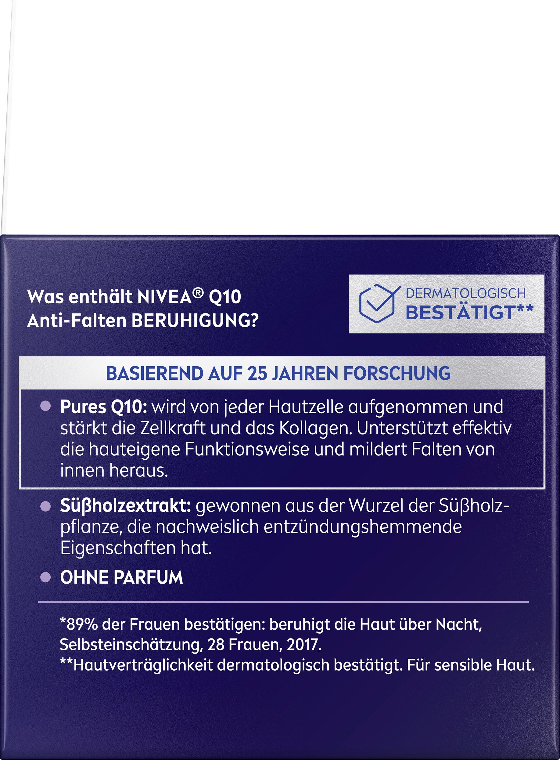 Produktbild NIVEA Q10 Anti-Falten Beruhigende Nachtpflege Sensible Haut 4 von 5