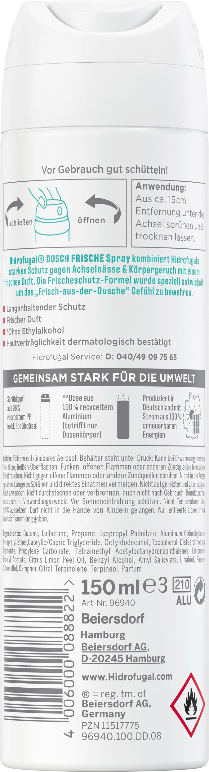 Produktbild Hidrofugal Dusch Frische Spray 2 von 4