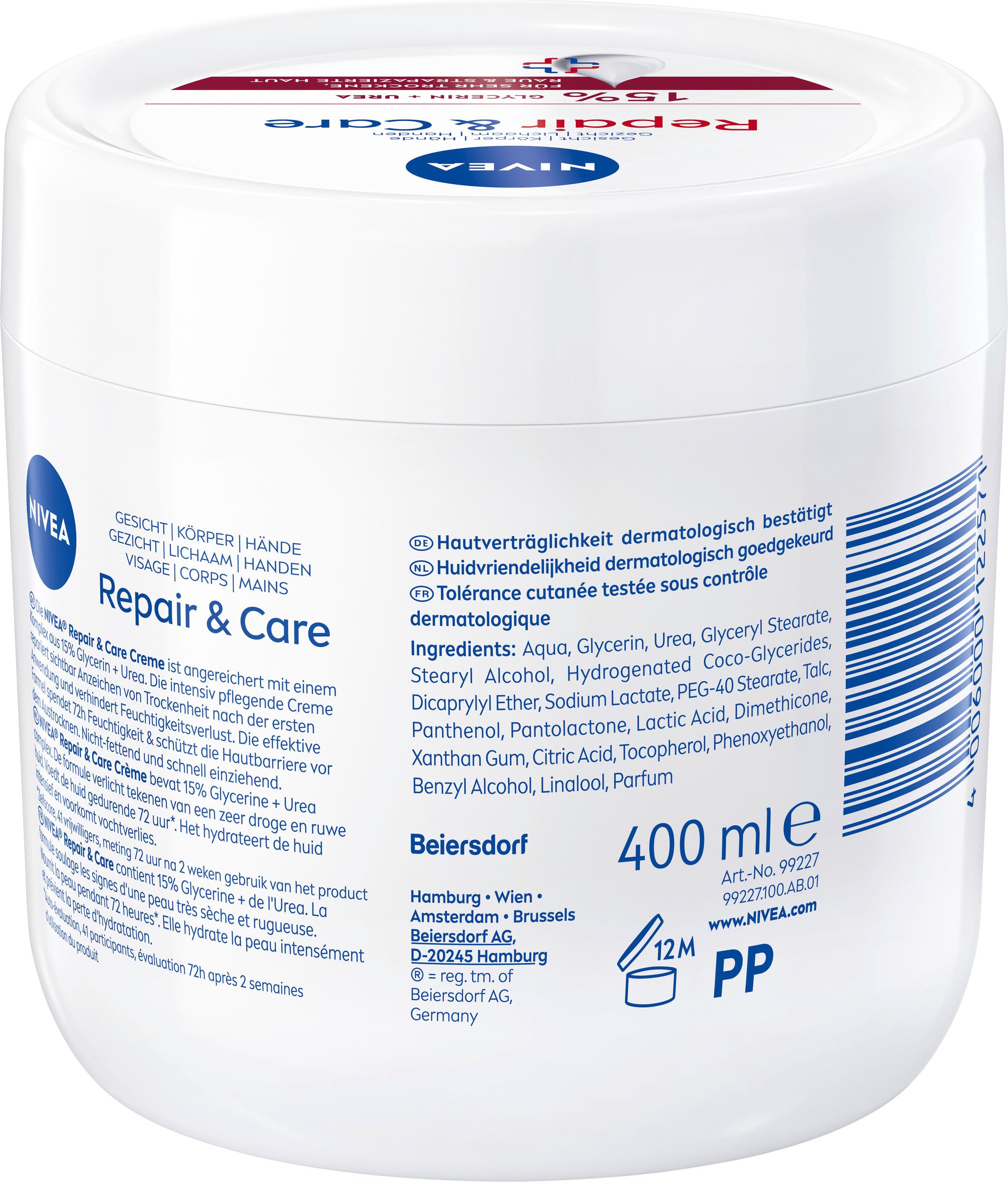 Produktbild Nivea Körpercreme Repair&Care Glycerin + Urea 2 von 7