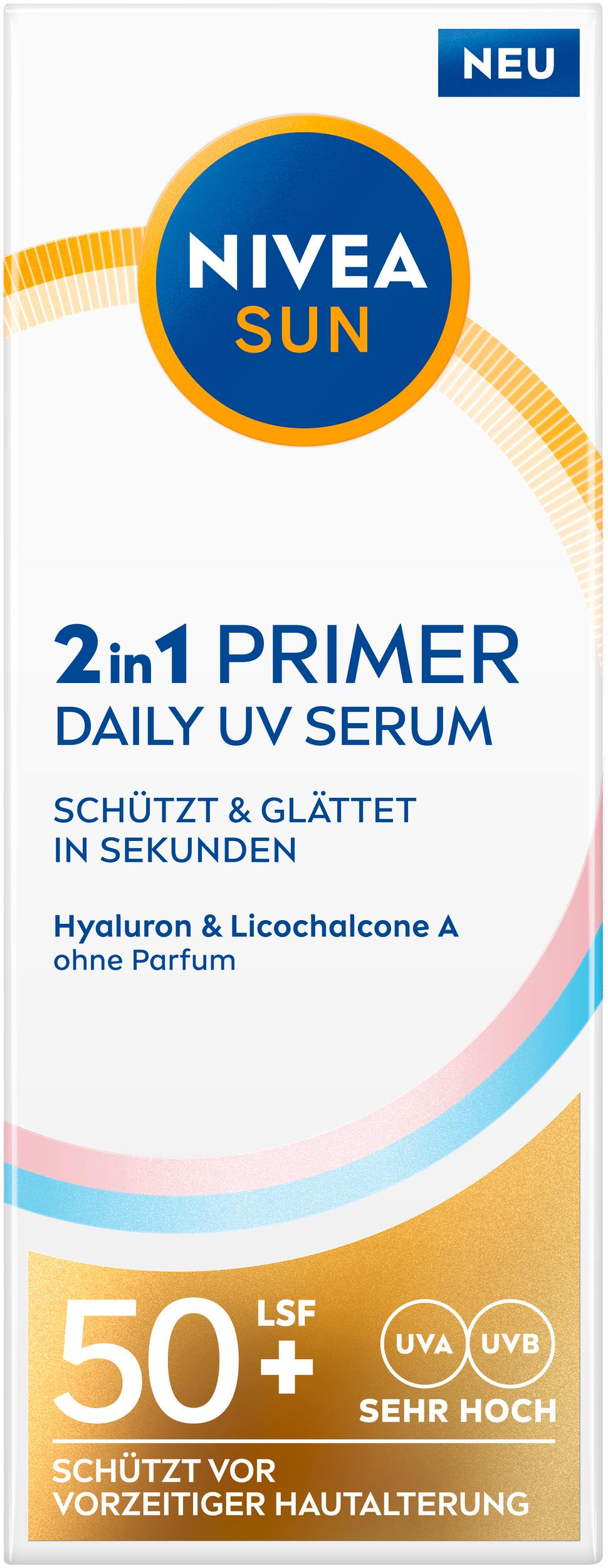 Nivea Sun 2in1 Primer Daily UV Serum LSF 50+
