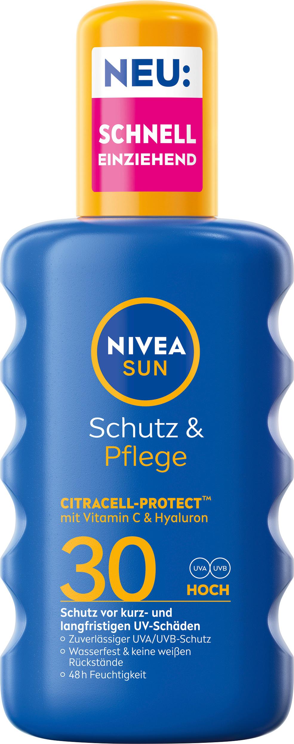 NIVEA SUN Sonnenspray Schutz&Pflege LSF30