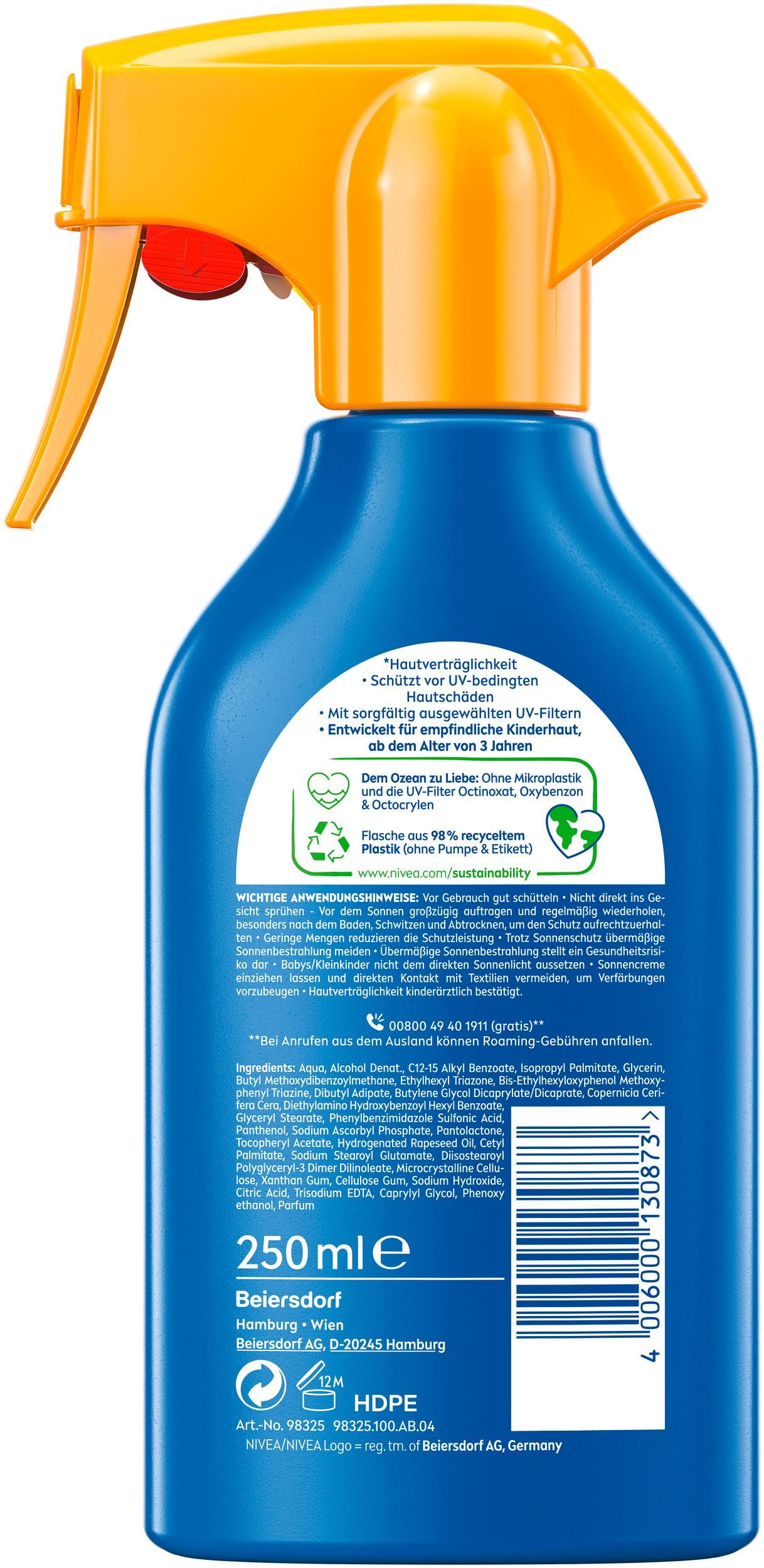 Produktbild NIVEA SUN Kids Sonnenspray Schutz&Pflege 5in1 Hautschutz LF50+ 2 von 2