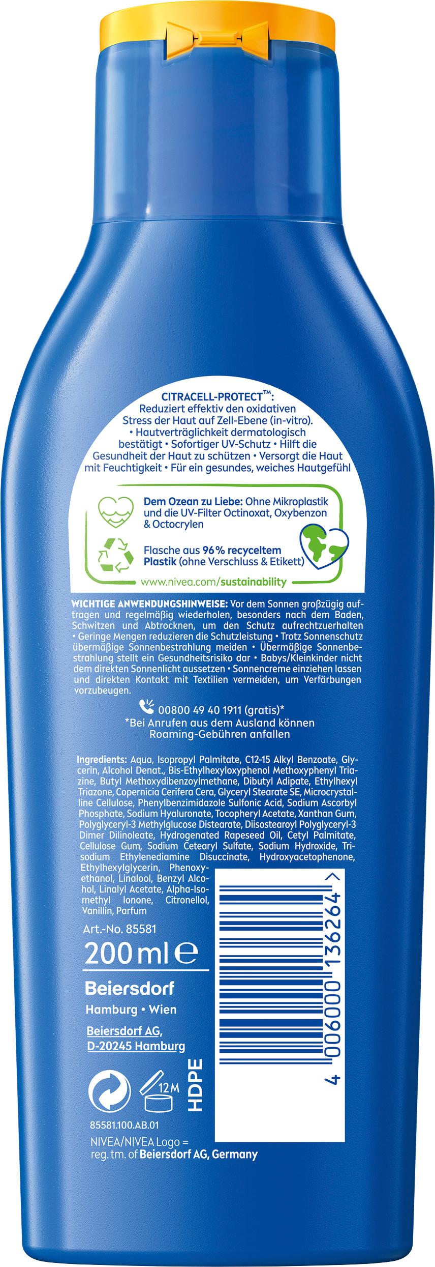 Produktbild Nivea Sun Sonnenmilch LSF 30 2 von 2