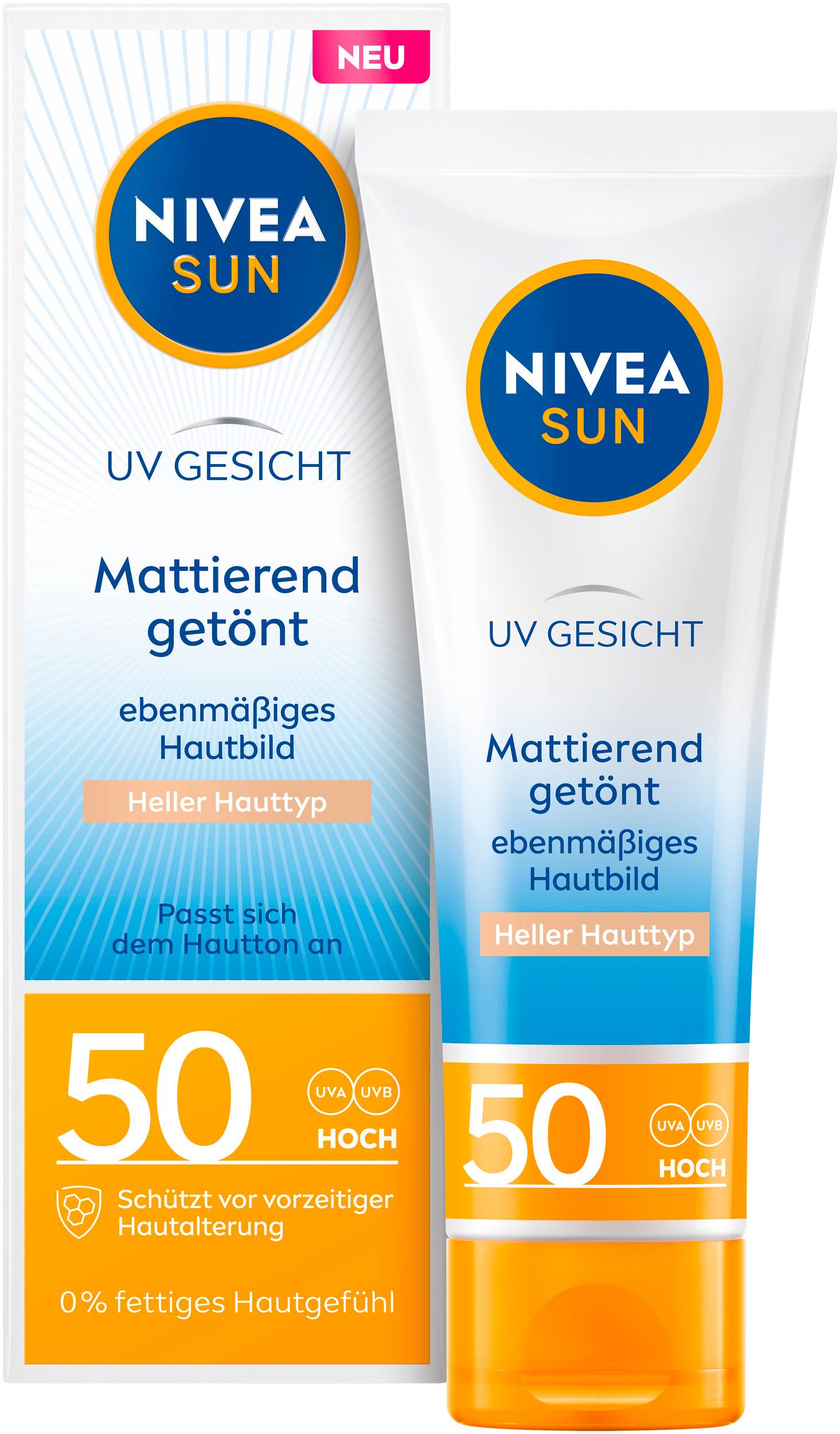 Produktbild Nivea Sun UV Gesicht mattierend getönt hell LSF 50+ 3 von 3