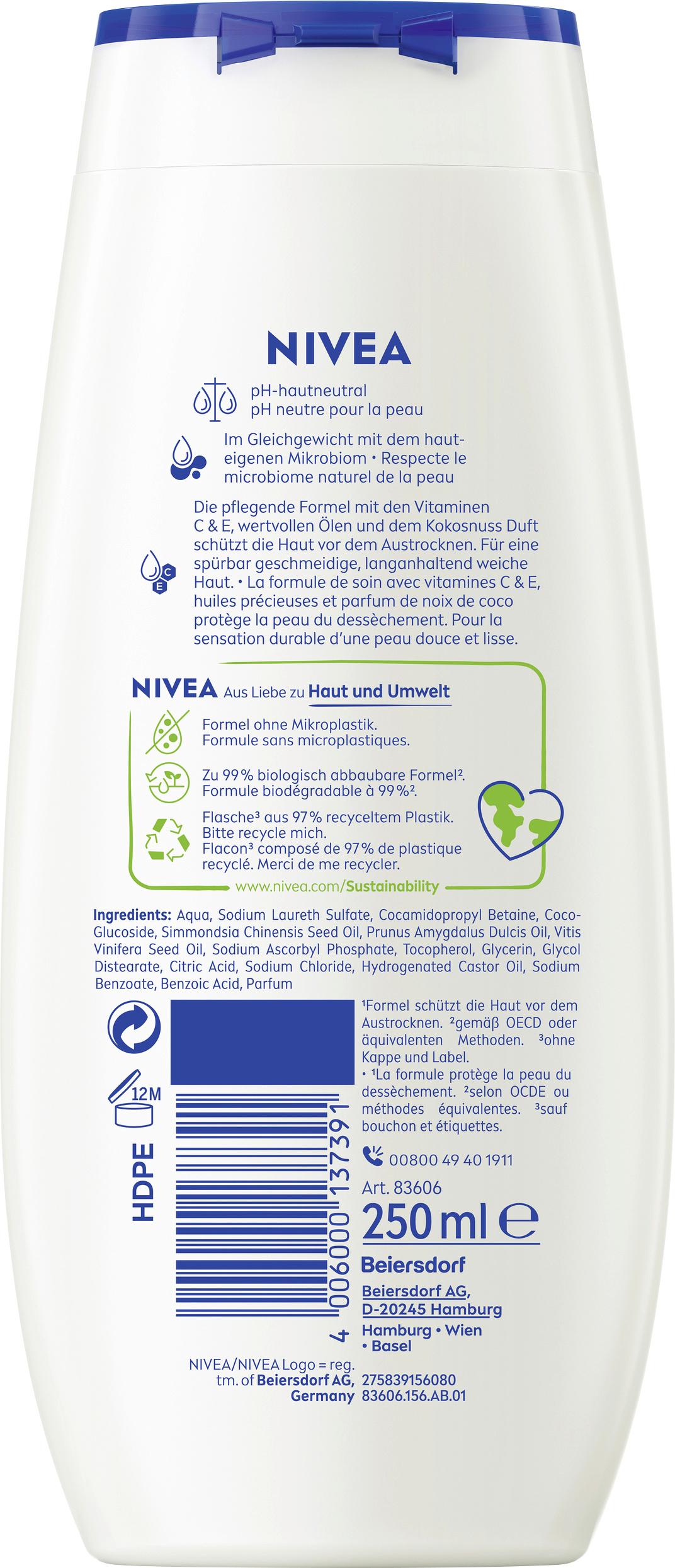 Produktbild NIVEA Pflegedusche Coconut&Jojoba Oil 2 von 2