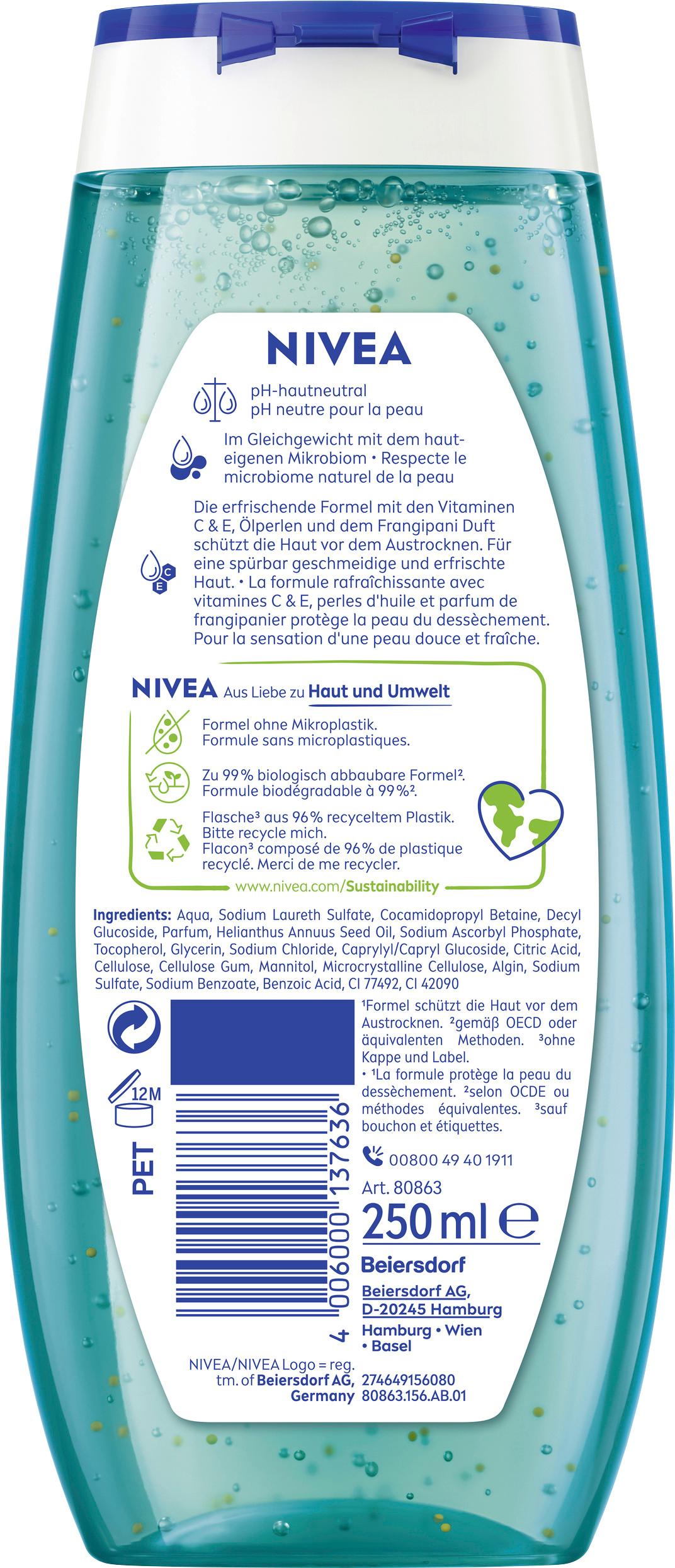 Produktbild NIVEA Pflegedusche Frangipani&Oil 2 von 2