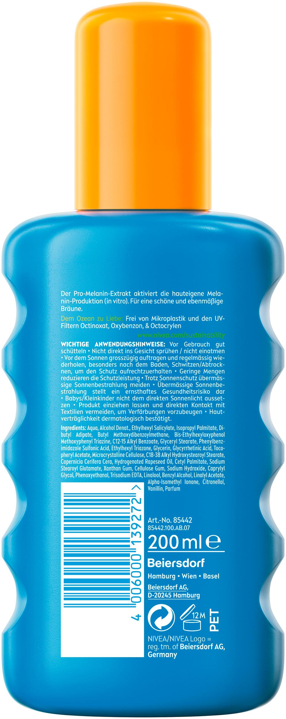 Produktbild NIVEA SUN Sonnenspray Schutz&Bräune LSF20 2 von 2