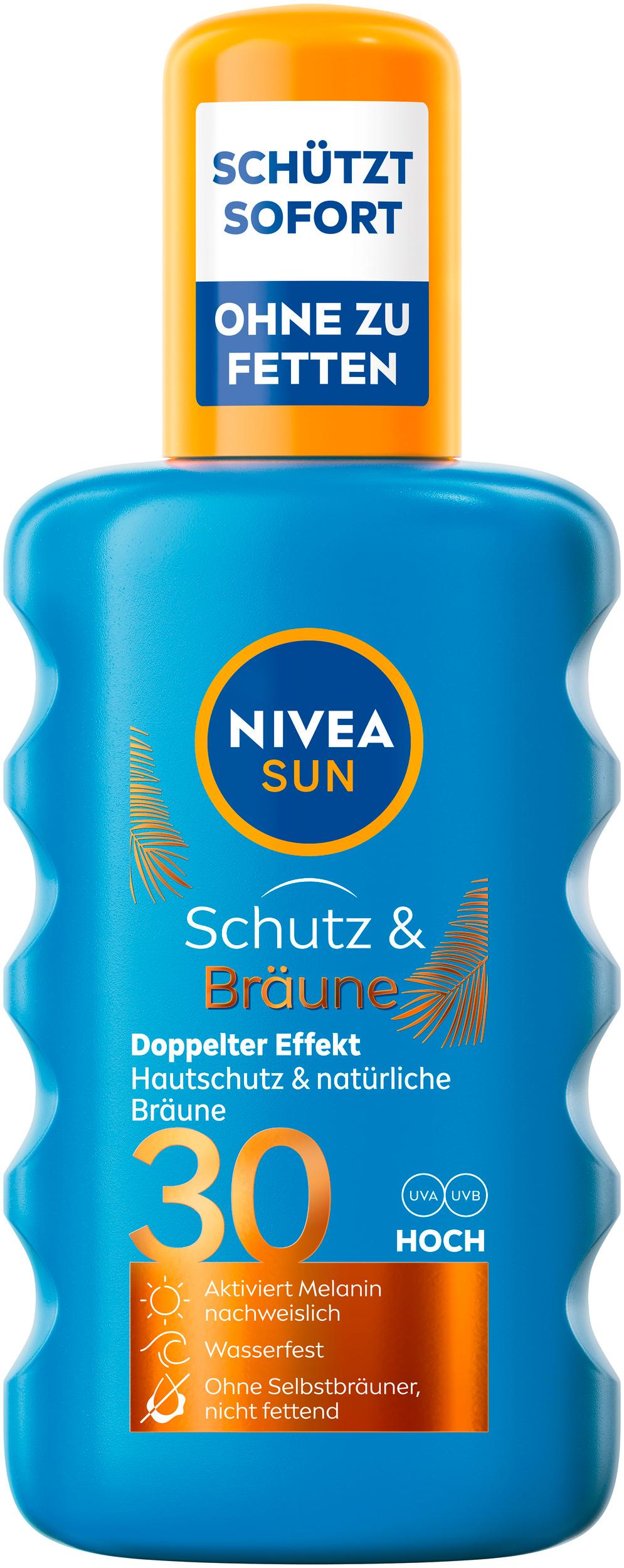 NIVEA SUN Sonnenspray Schutz&Bräune LSF30