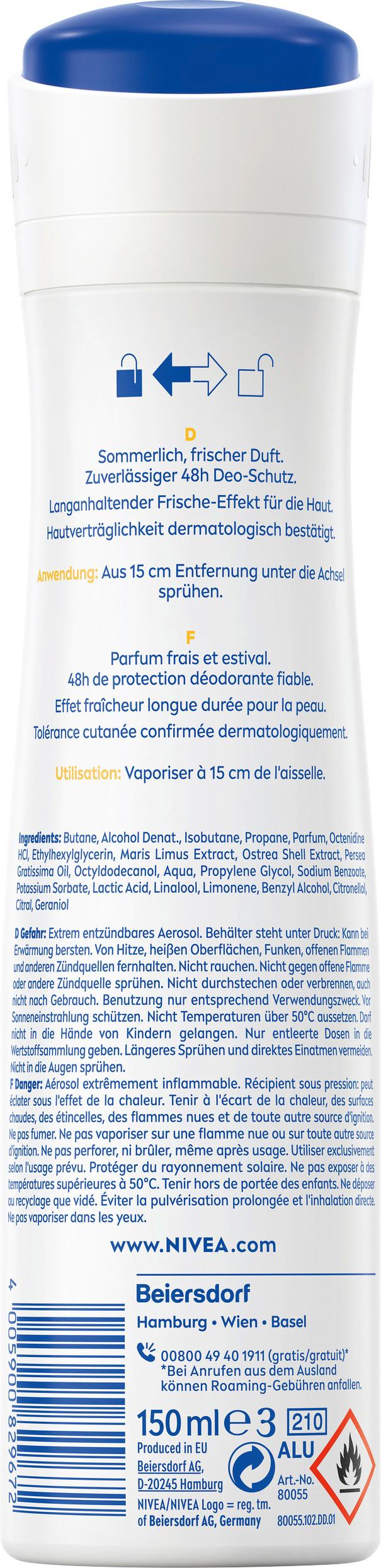 Produktbild NIVEA Deo Spray Fresh Summer 2 von 2