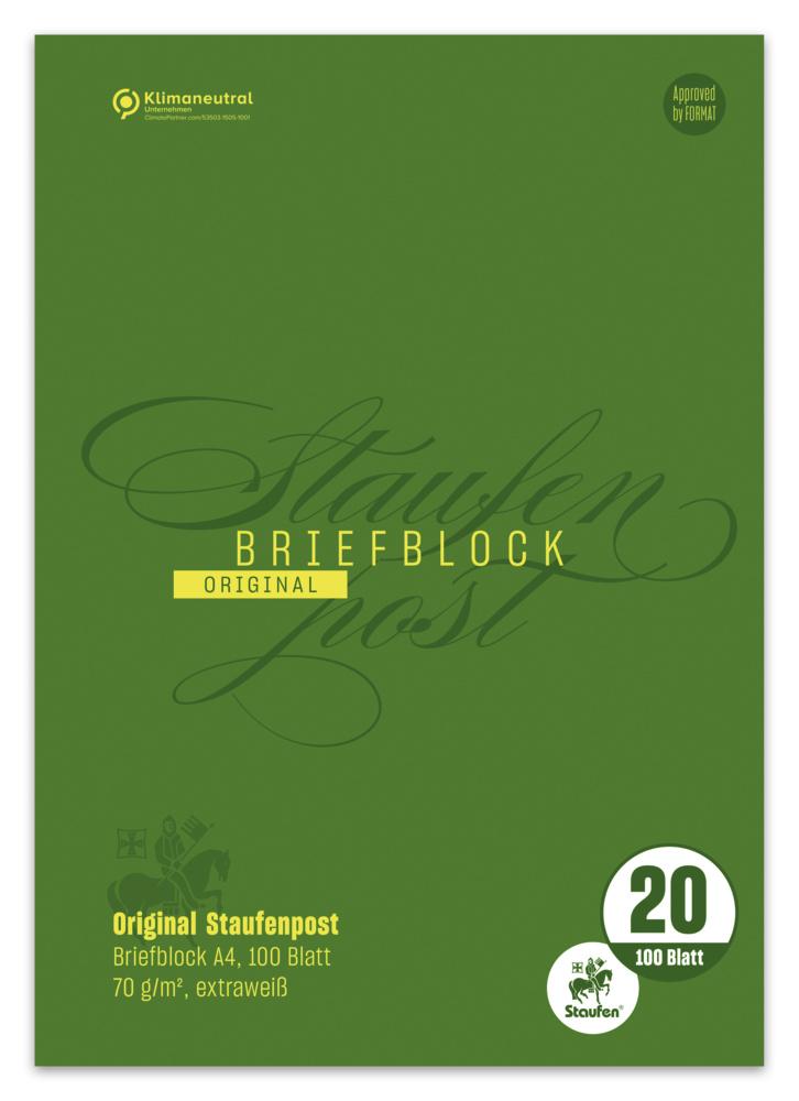 Produktbild Staufen Briefblock A4 blanko 100 Blatt 2 von 2