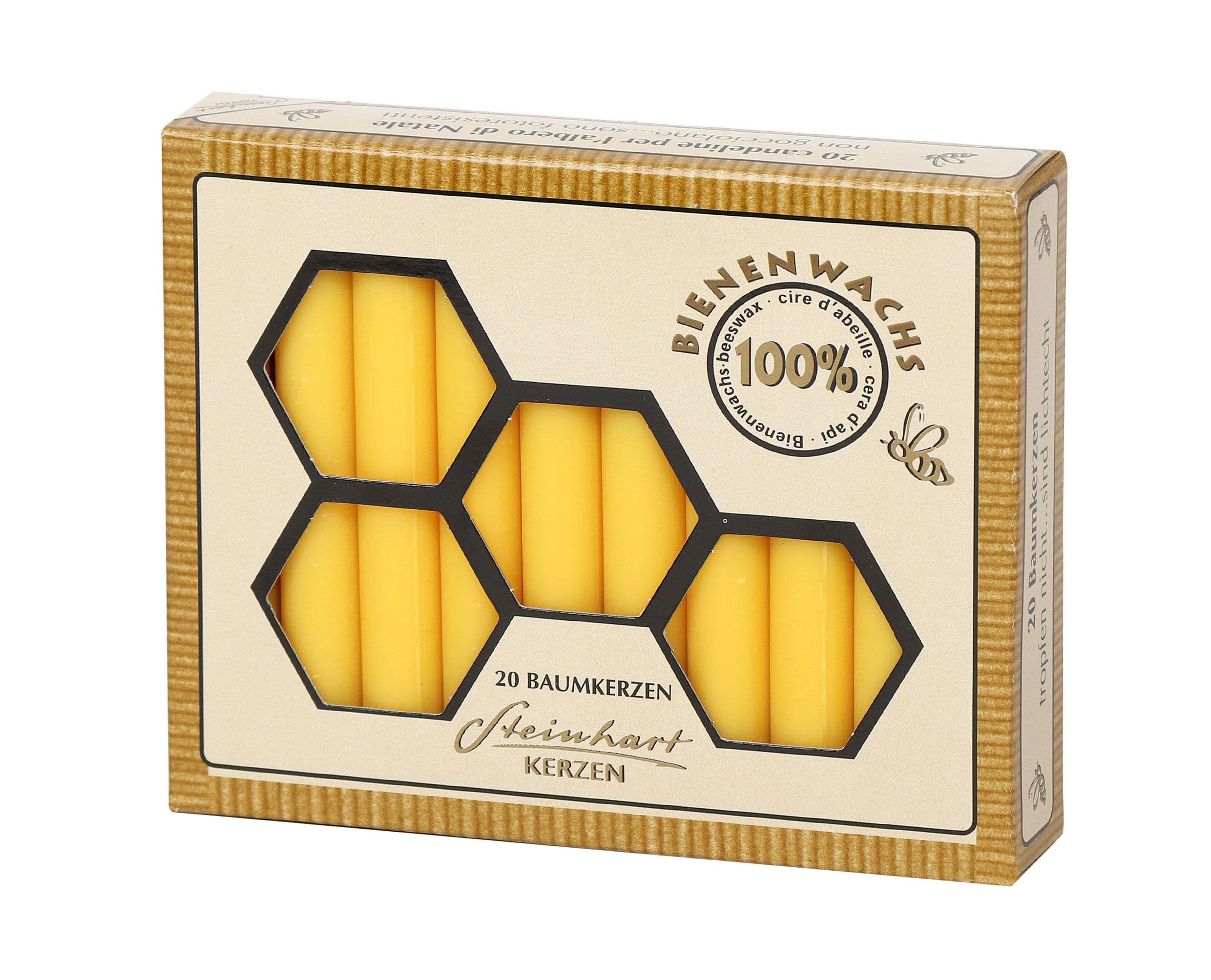 Steinhart Bienenwachs Baumkerzen