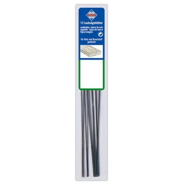 Pebaro - Laubsägeblätter für Holz, No.1, 12 Stück in Tüte