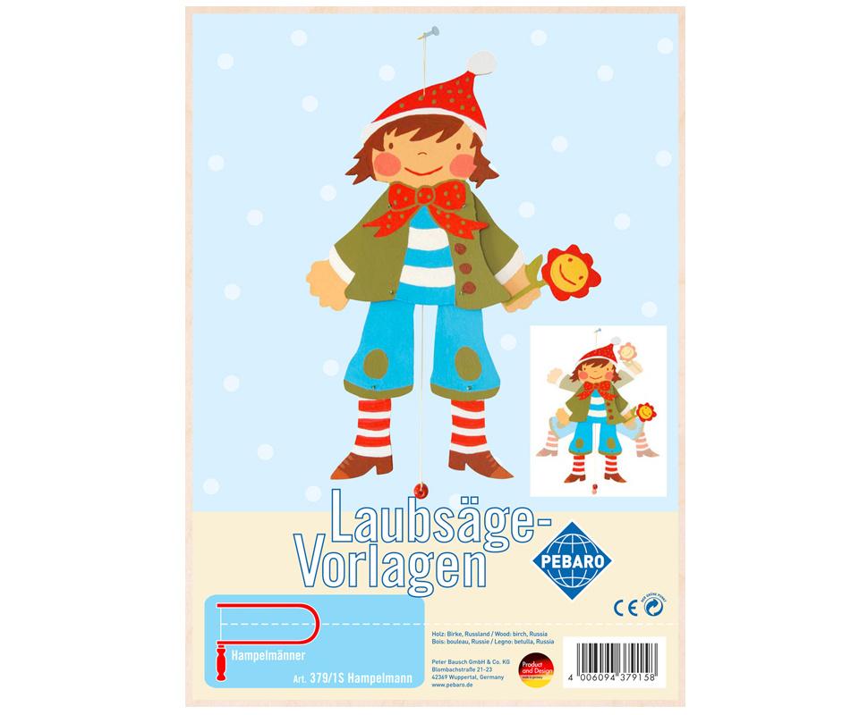 Pebaro - Laubsägevorlage - Hampelmann