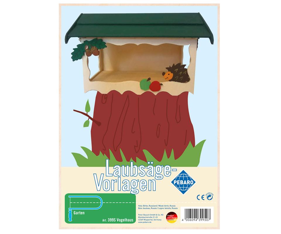 Pebaro - Laubsägen Vorlagen - Vogelhaus
