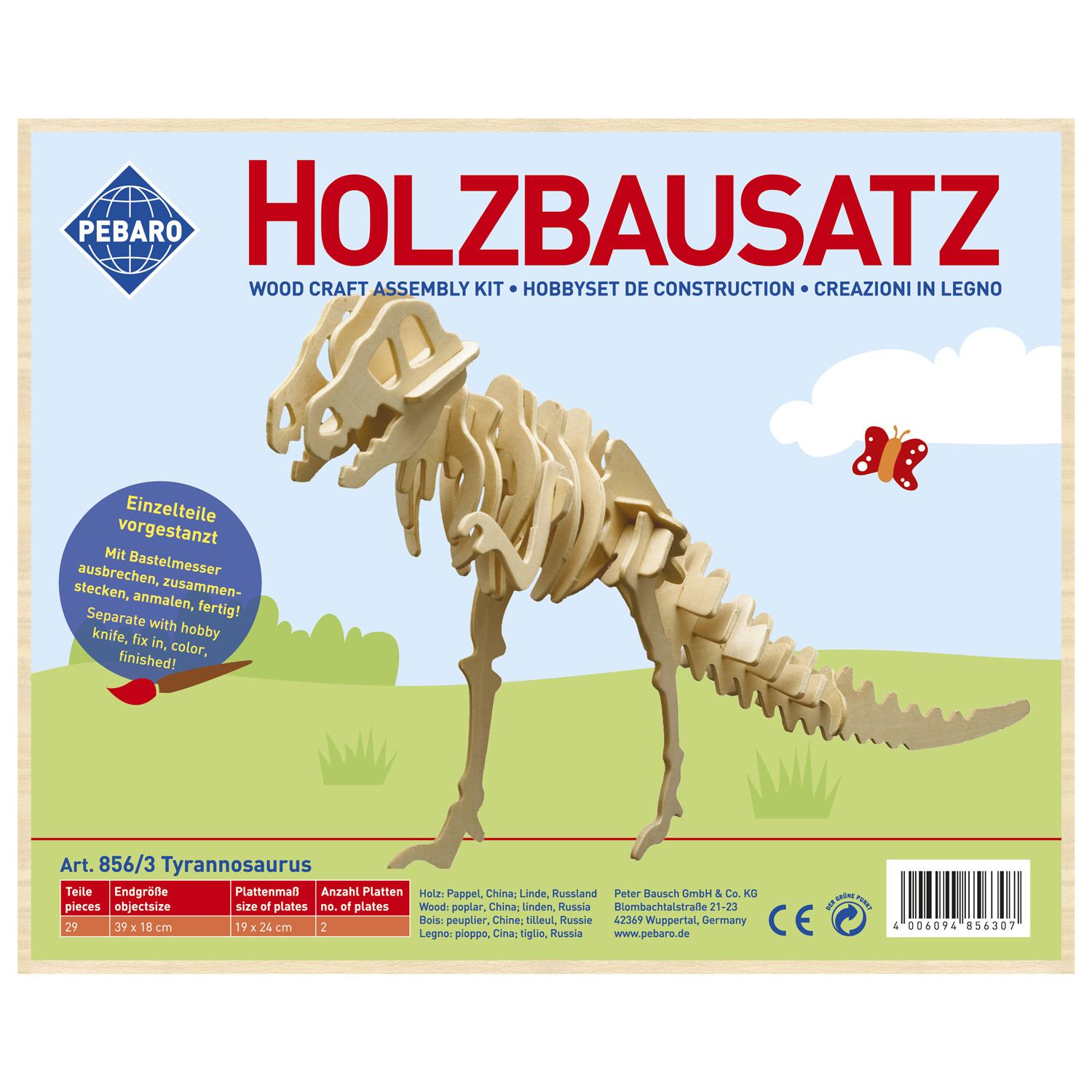 Produktbild Pebaro - Holzbausatz Tyrannosaurus 2 von 4