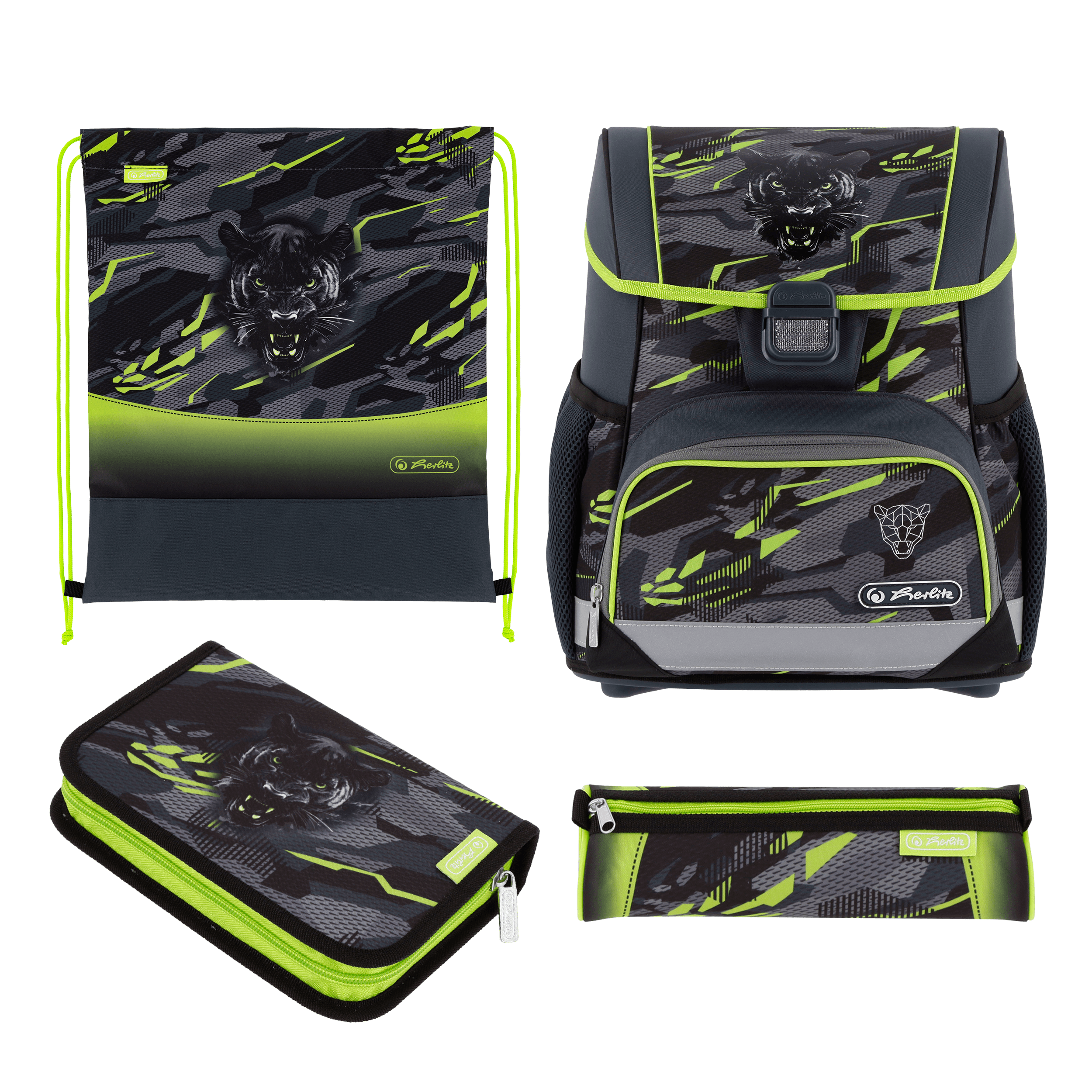 herlitz Schulranzen Loop Plus WILD PANTHER