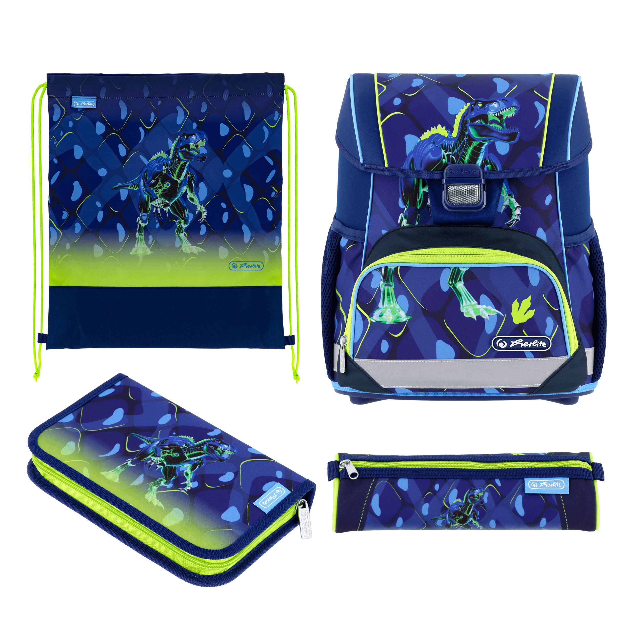 herlitz Schulranzen Loop Plus T.REX EXPLORER