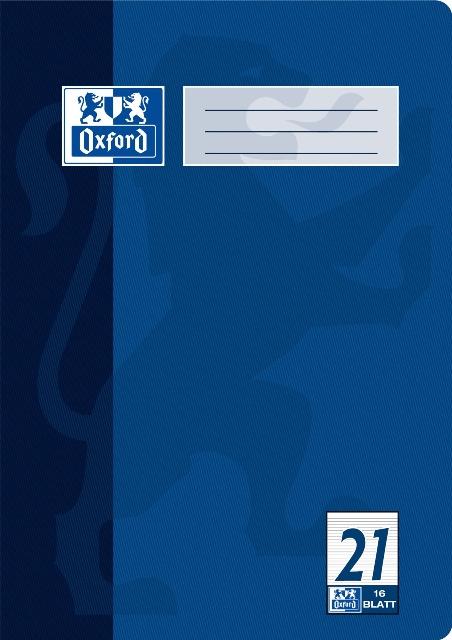 Oxford Heft A4 Lineatur 21 16 Blatt
