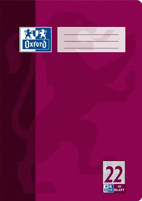 Oxford Heft A4 Lineatur 22 16 Blatt