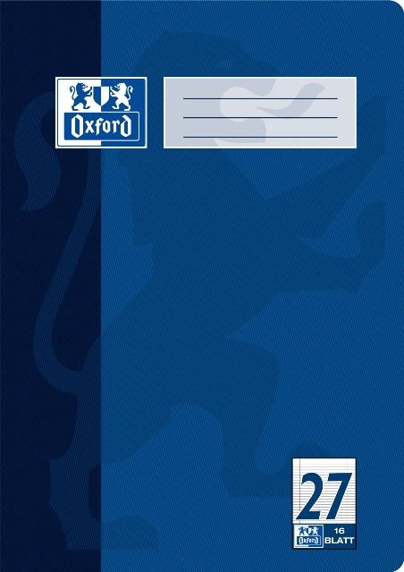 Oxford Heft A4 Lineatur 27 16 Blatt