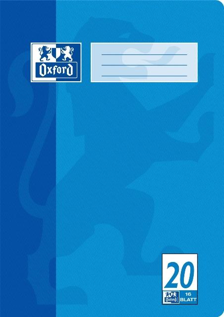 Oxford Heft A4 Lineatur 20 16 Blatt
