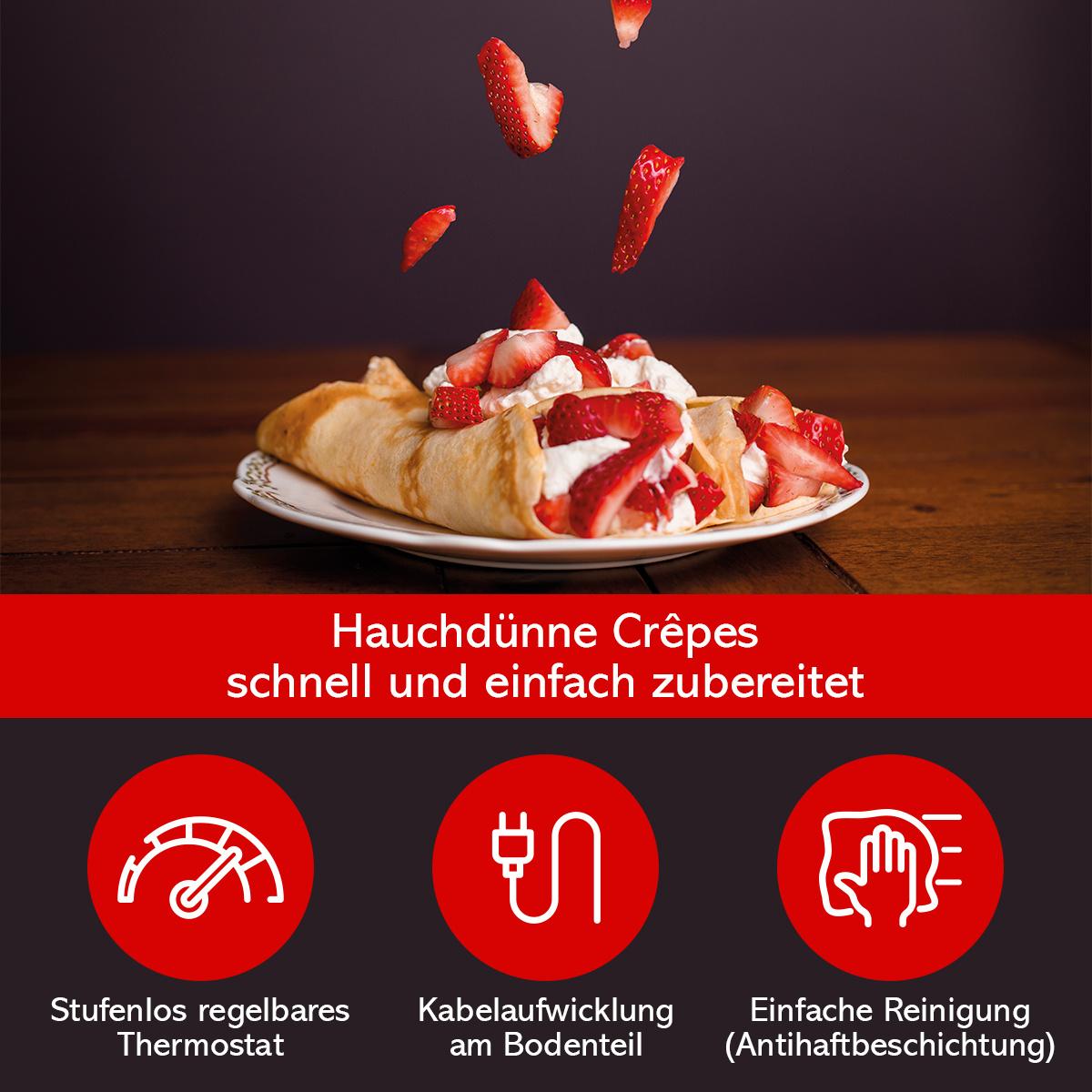 Produktbild CLATRONIC Crêpesmaker CM3372 5 von 11