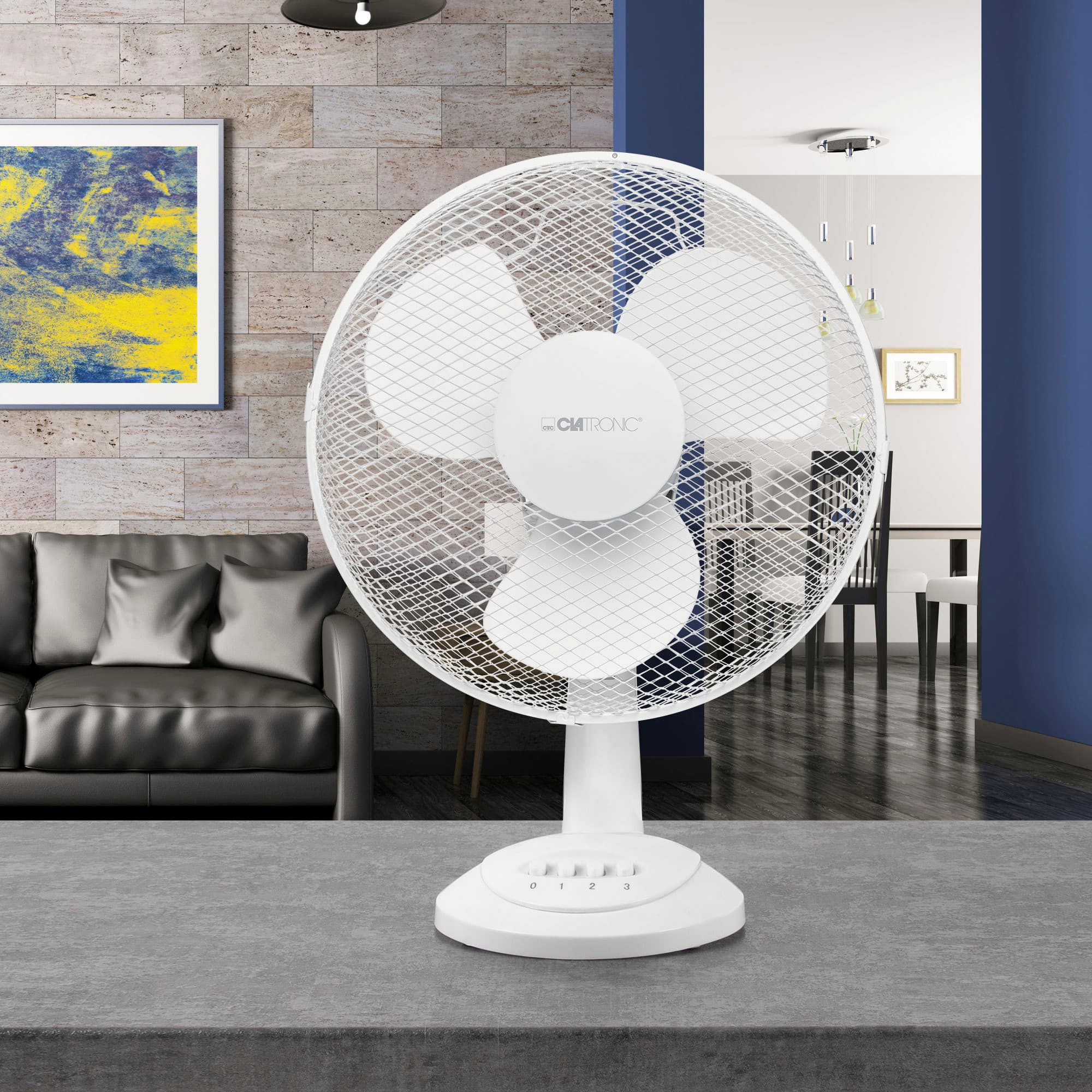Produktbild CLATRONIC Tischventilator VL3602 weiß 3 von 5