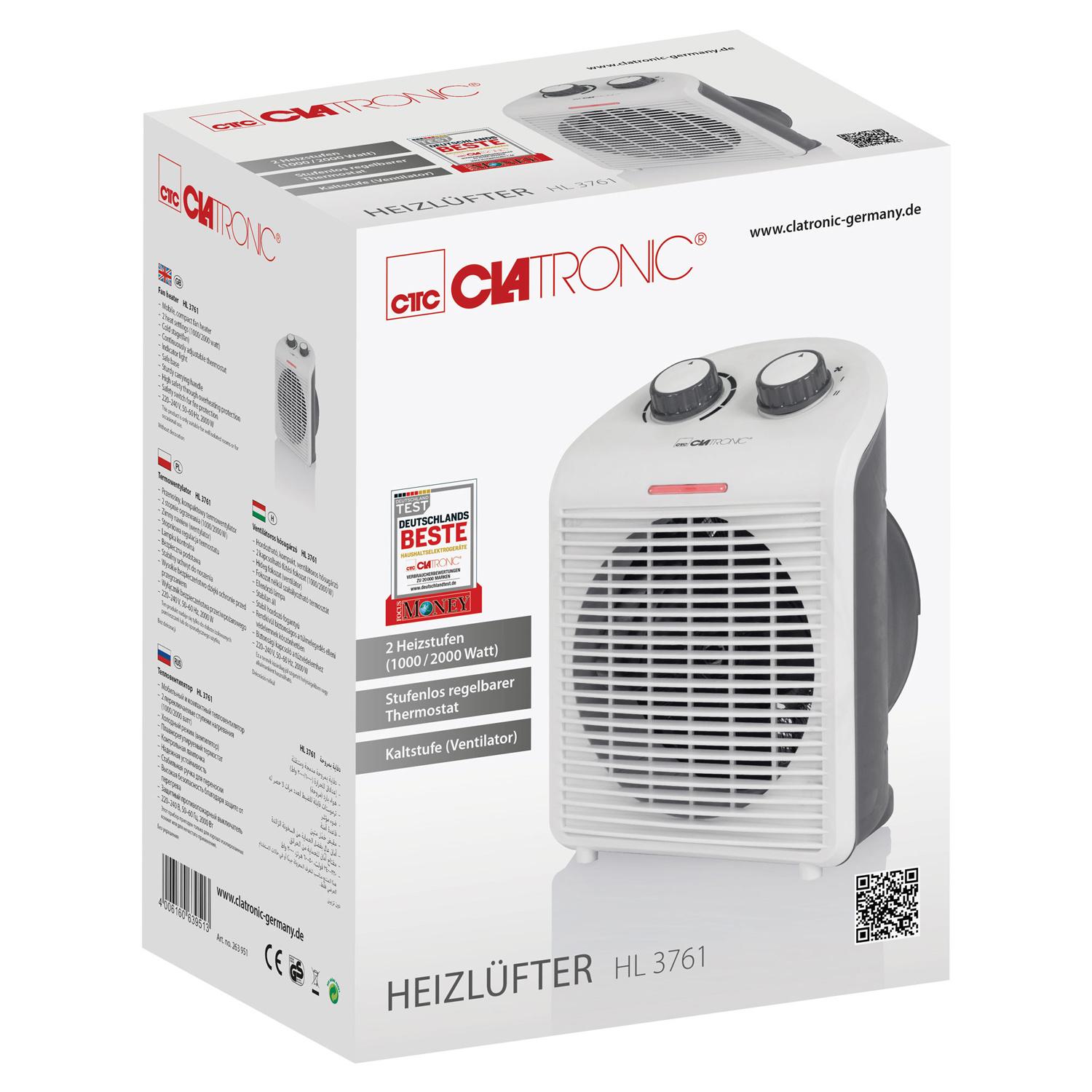 Produktbild CLATRONIC Heizlüfter HL3761 2 von 5