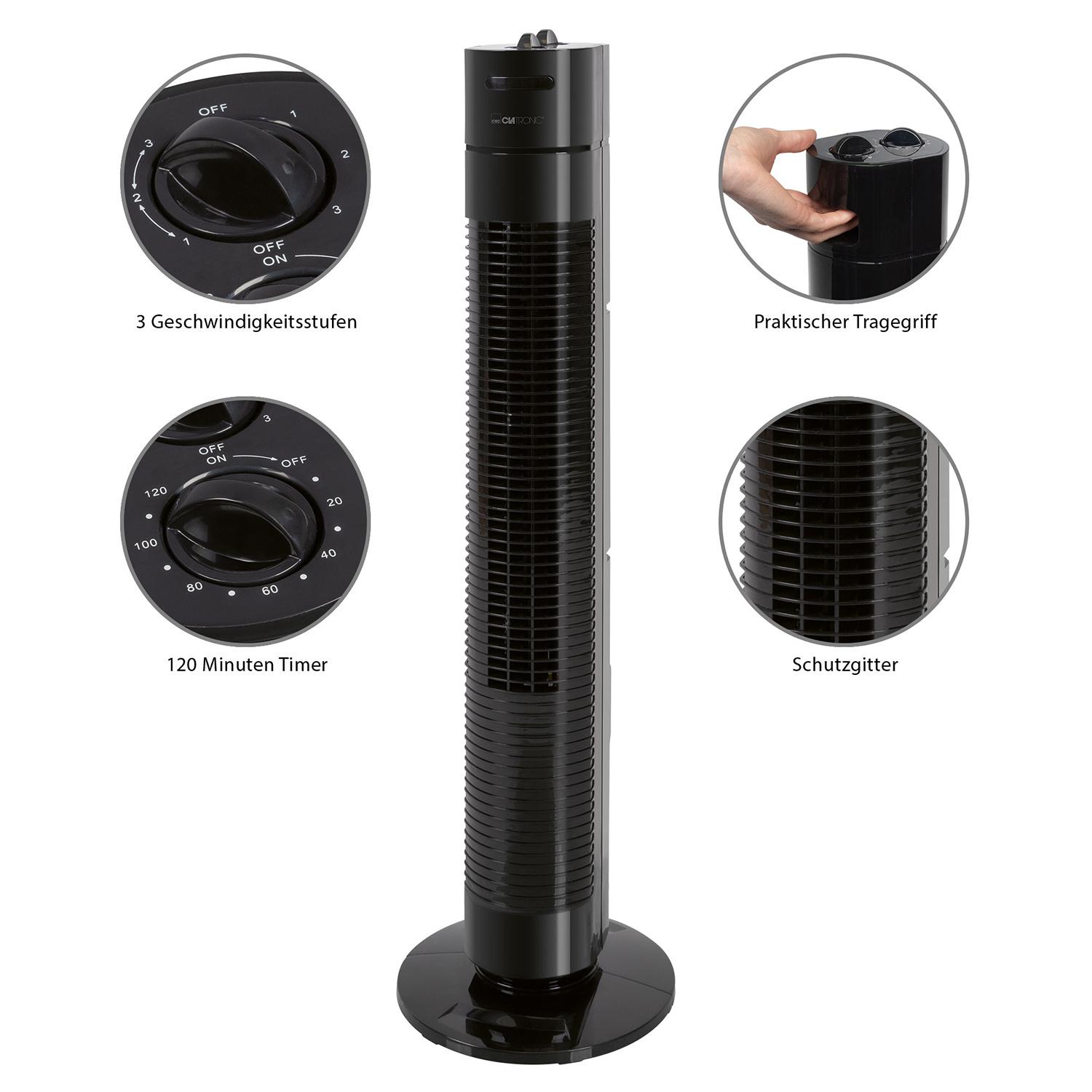 Produktbild CLATRONIC Turmventilator TVL3770 schwarz 3 von 7